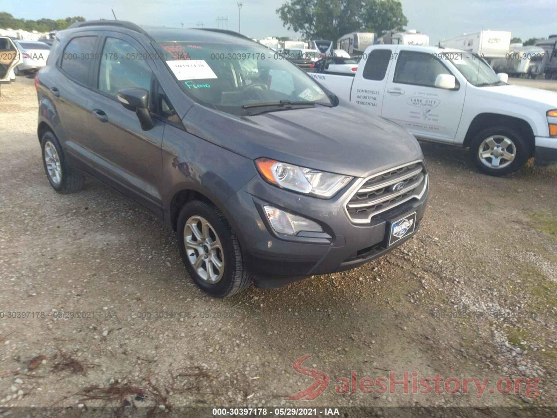 MAJ3S2GEXKC276536 2019 FORD ECOSPORT