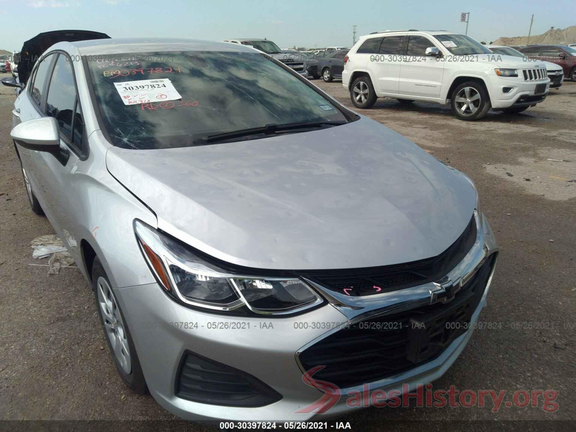 3G1BC6SM6KS578045 2019 CHEVROLET CRUZE