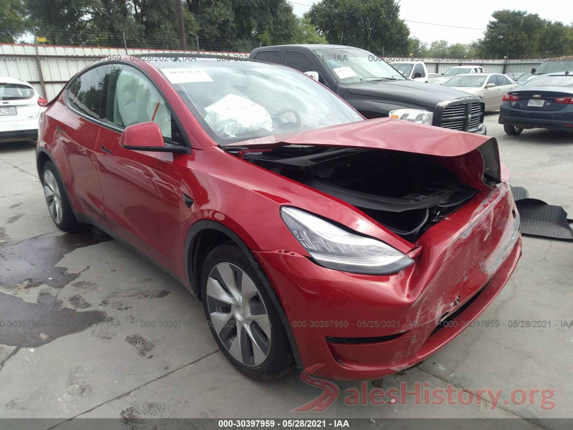 5YJYGDED3MF107049 2021 TESLA MODEL Y