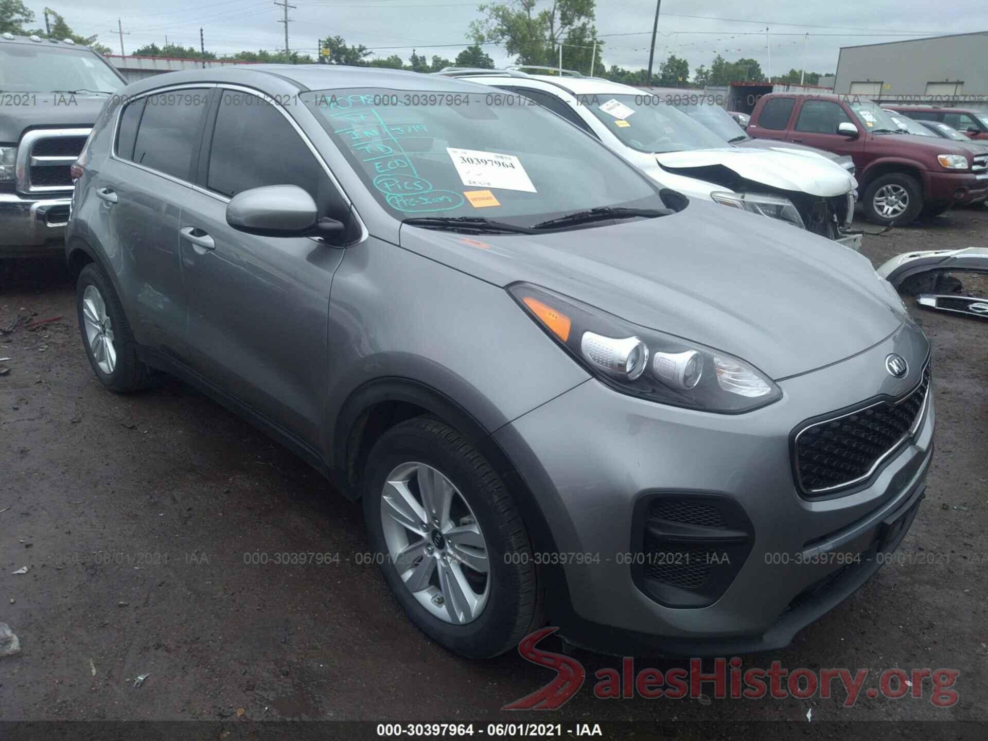 KNDPM3AC1K7628267 2019 KIA SPORTAGE