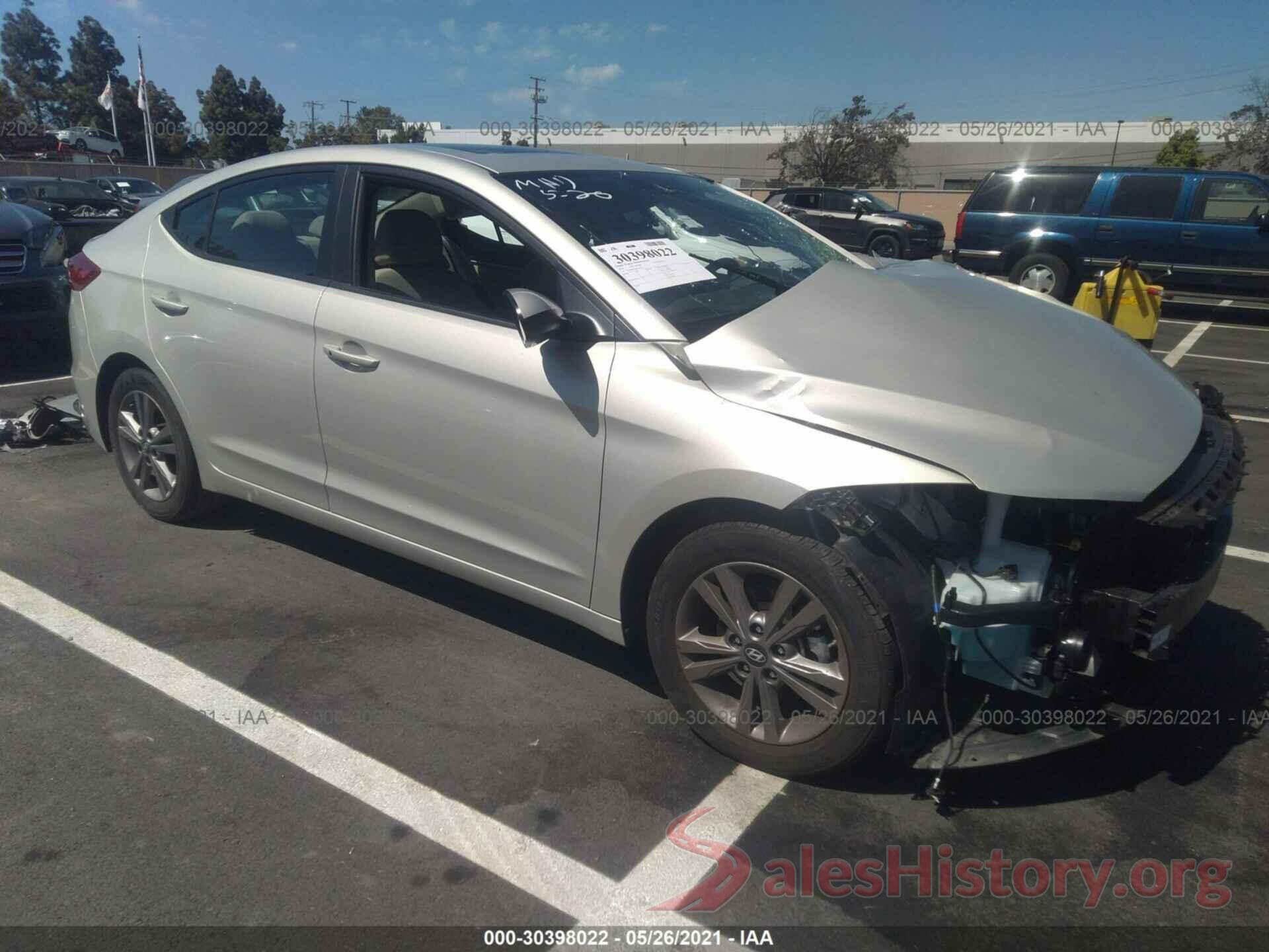 5NPD84LF9JH384253 2018 HYUNDAI ELANTRA