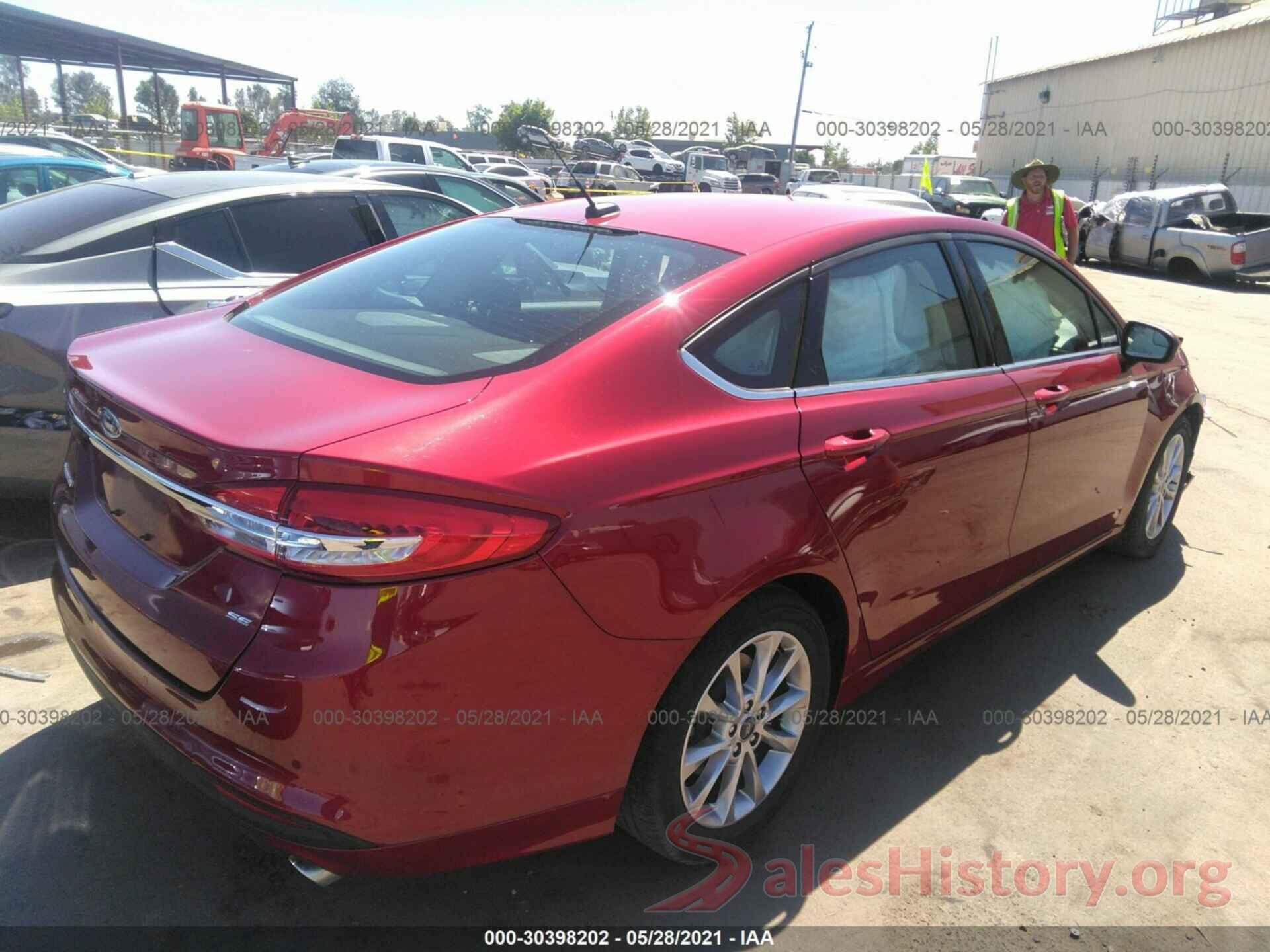 3FA6P0H74HR229614 2017 FORD FUSION