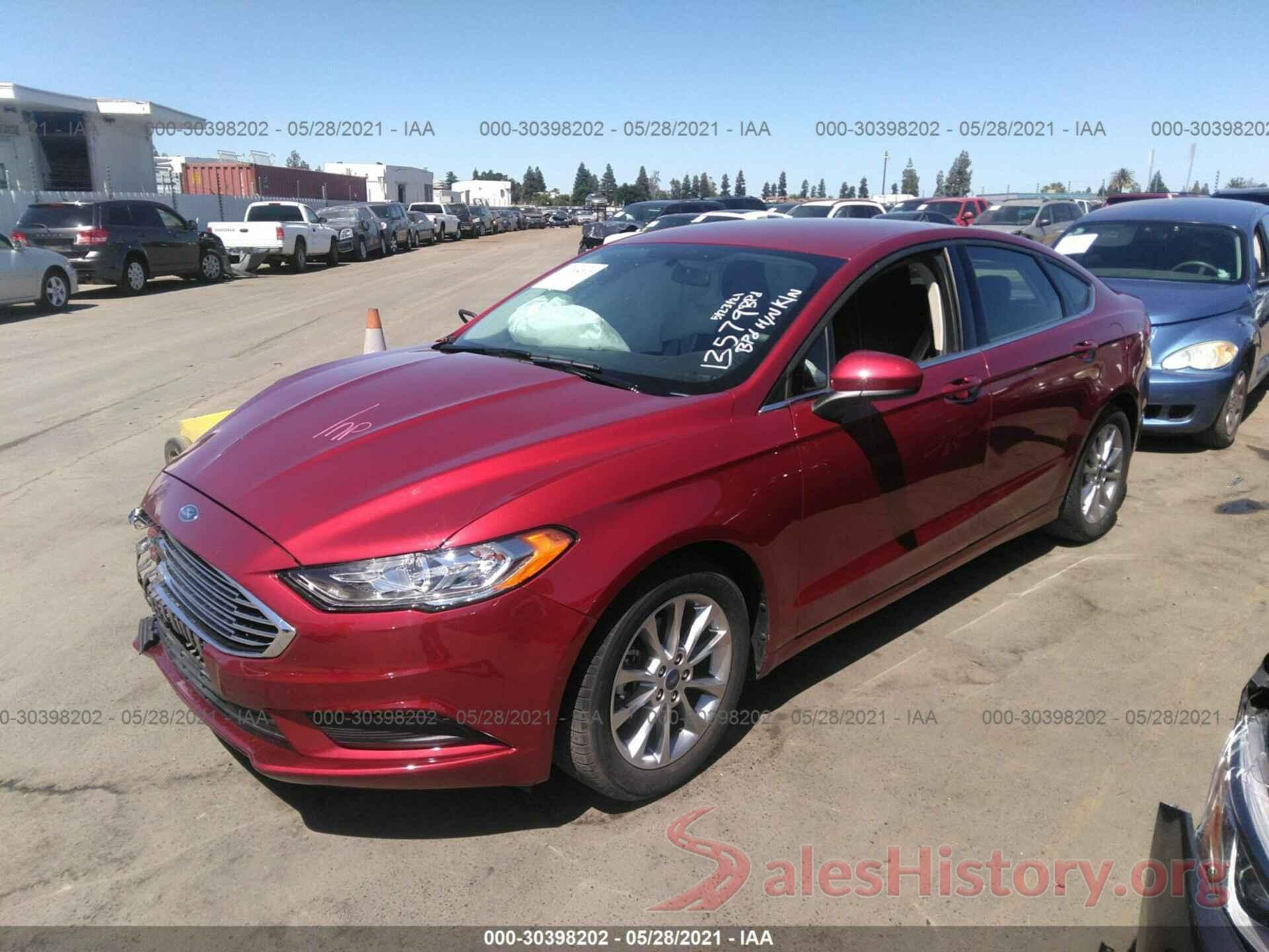 3FA6P0H74HR229614 2017 FORD FUSION