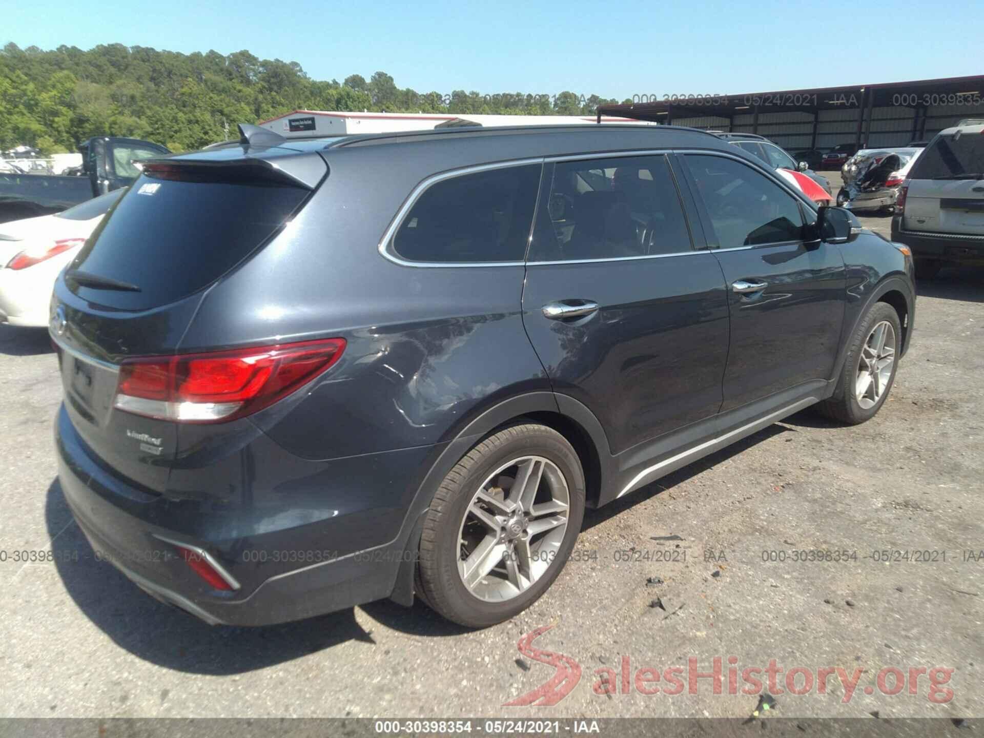 KM8SR4HF2HU214678 2017 HYUNDAI SANTA FE