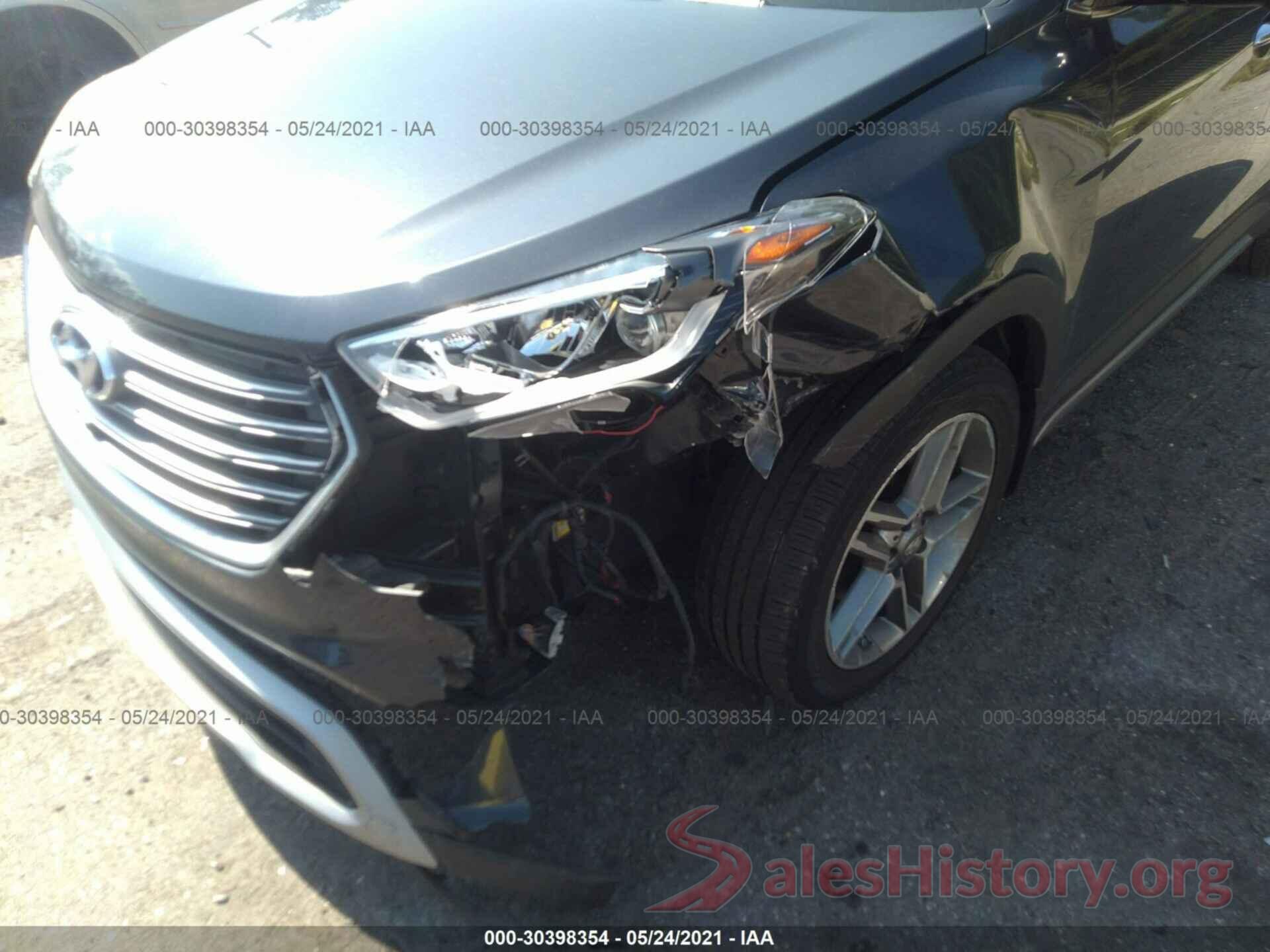 KM8SR4HF2HU214678 2017 HYUNDAI SANTA FE