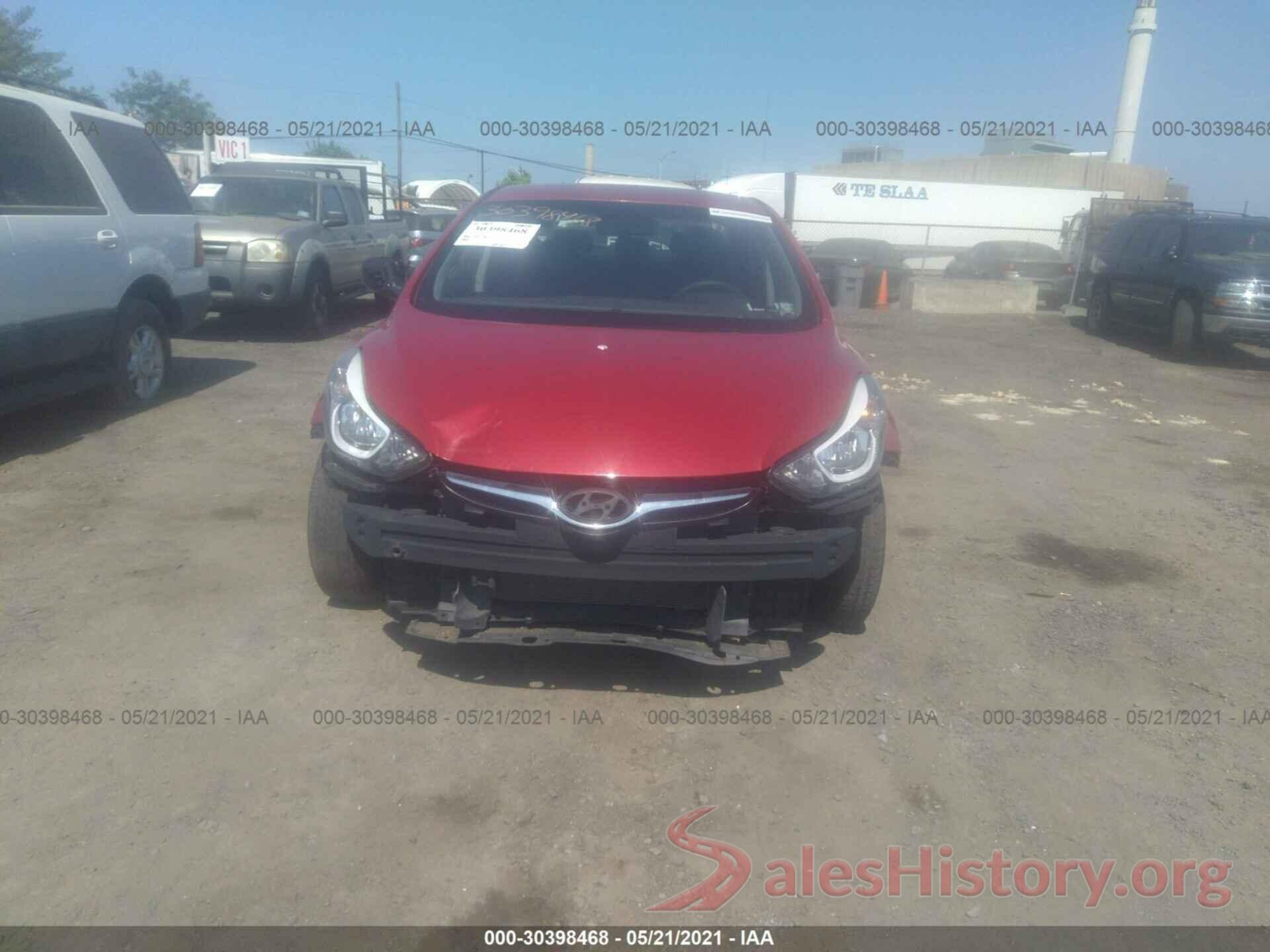 KMHDH4AE6GU543279 2016 HYUNDAI ELANTRA