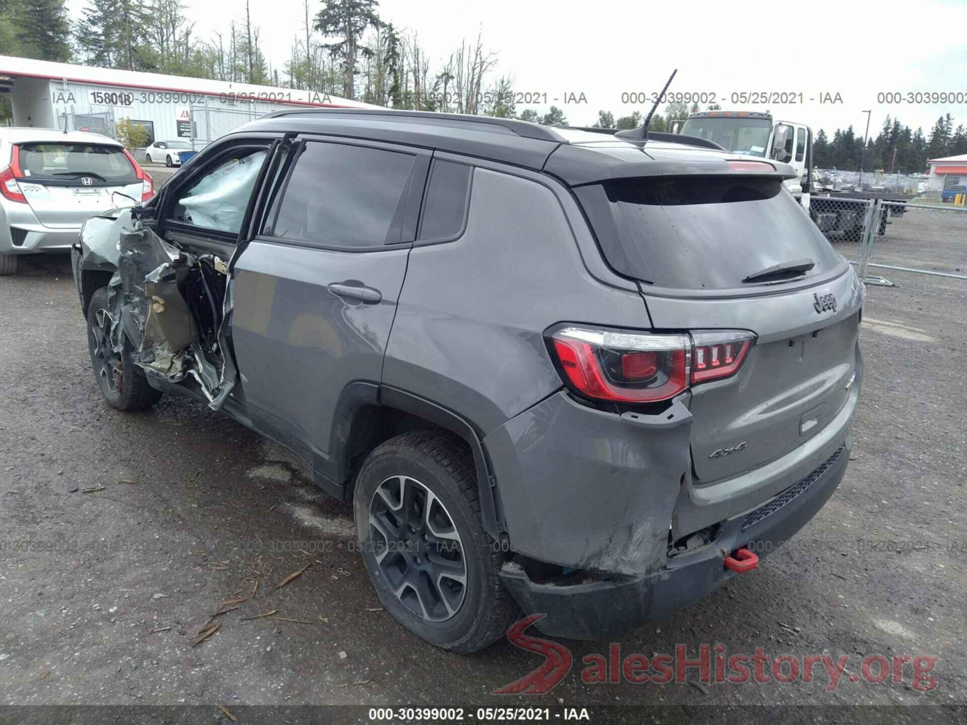 3C4NJDDB4LT167040 2020 JEEP COMPASS