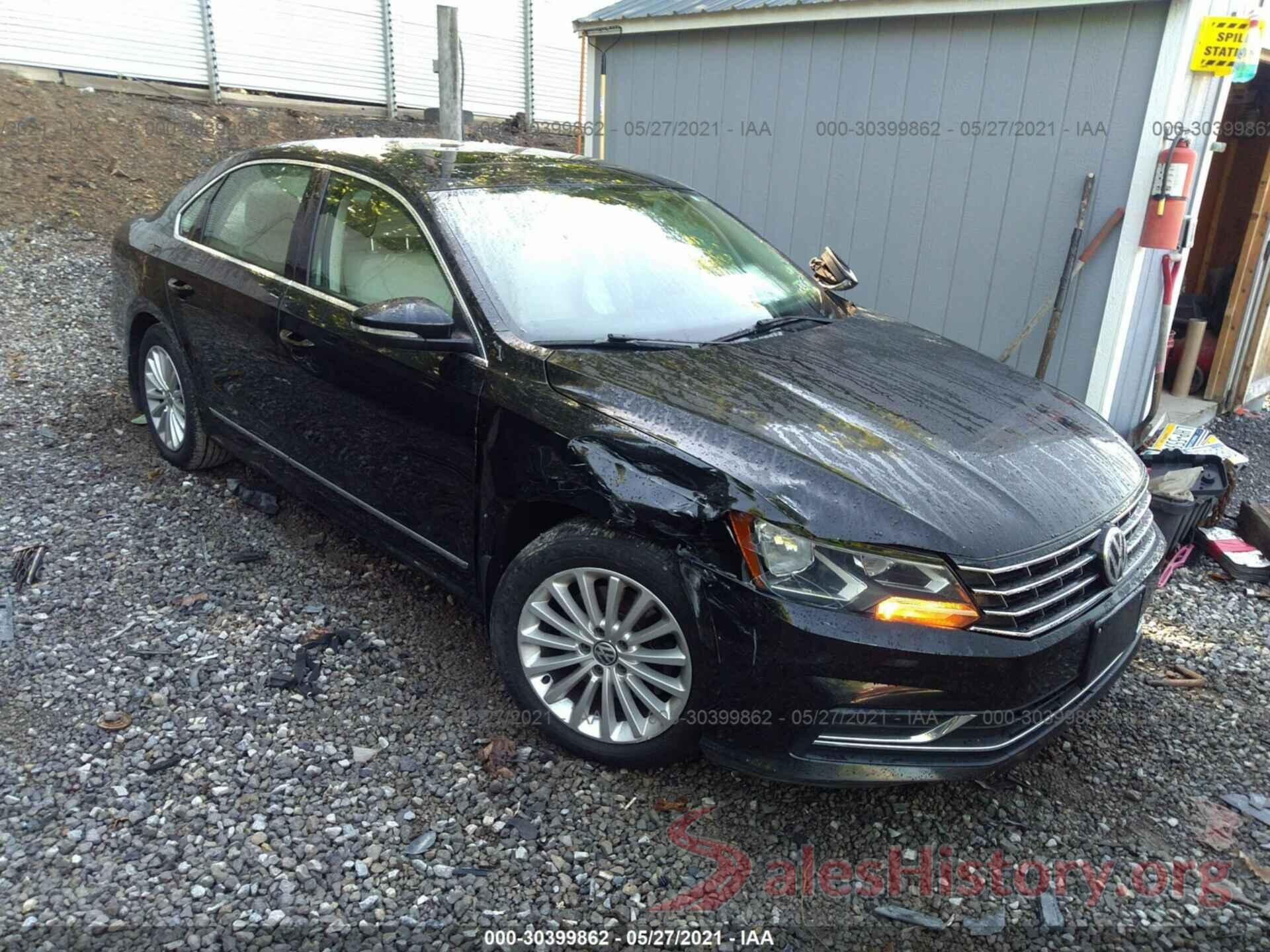 1VWBT7A33GC011758 2016 VOLKSWAGEN PASSAT