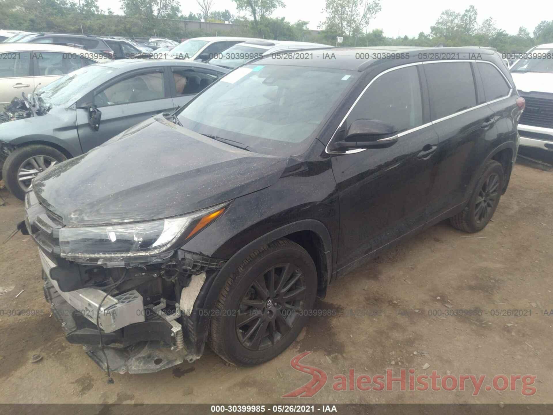 5TDJZRFH2KS610090 2019 TOYOTA HIGHLANDER