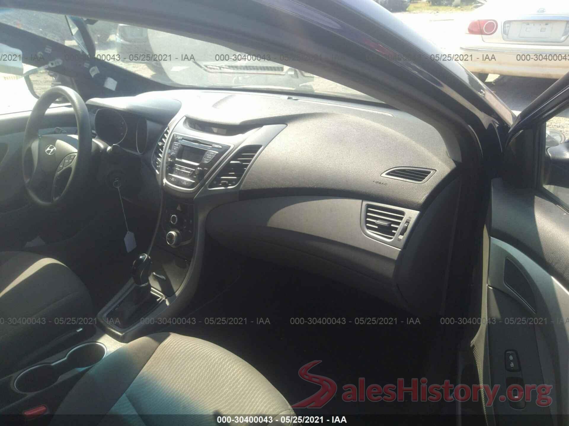 5NPDH4AE1GH731190 2016 HYUNDAI ELANTRA