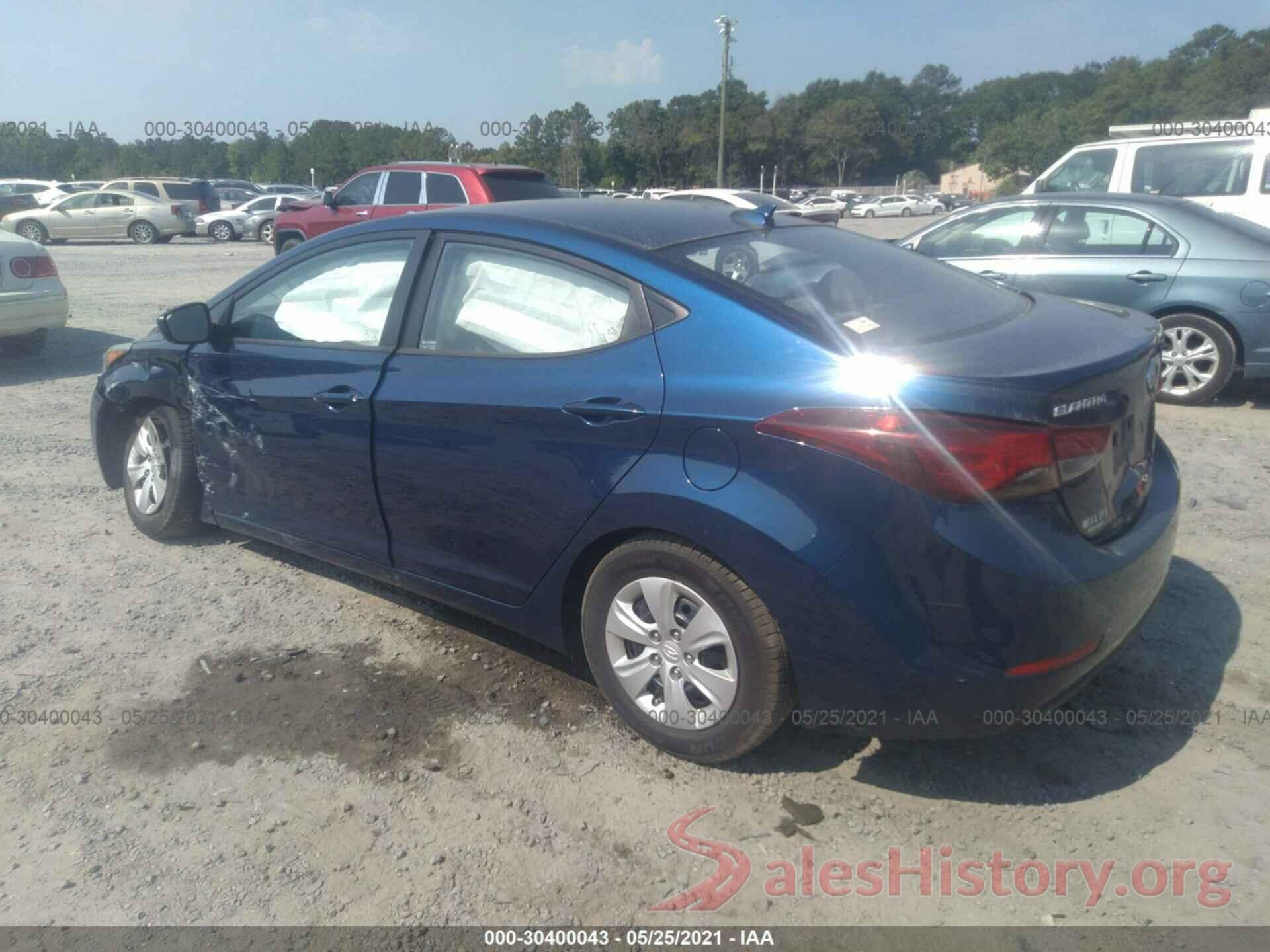 5NPDH4AE1GH731190 2016 HYUNDAI ELANTRA