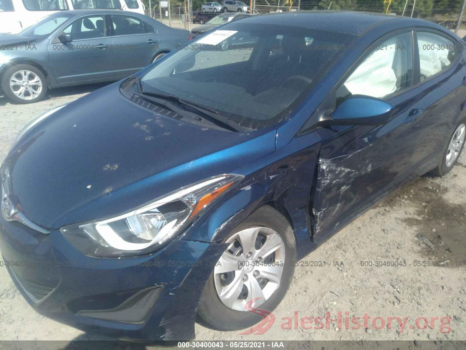 5NPDH4AE1GH731190 2016 HYUNDAI ELANTRA