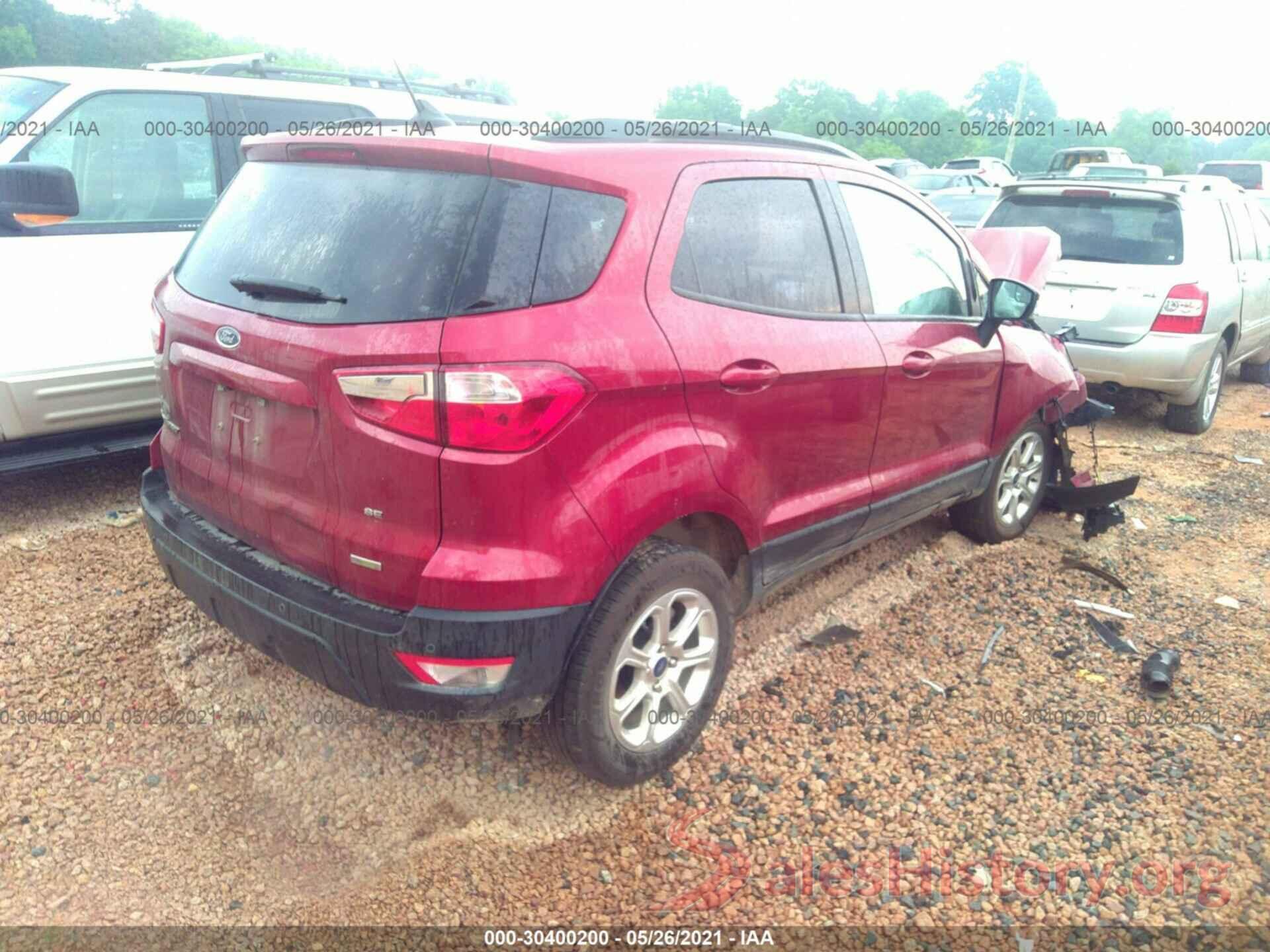 MAJ3S2GE4KC257576 2019 FORD ECOSPORT