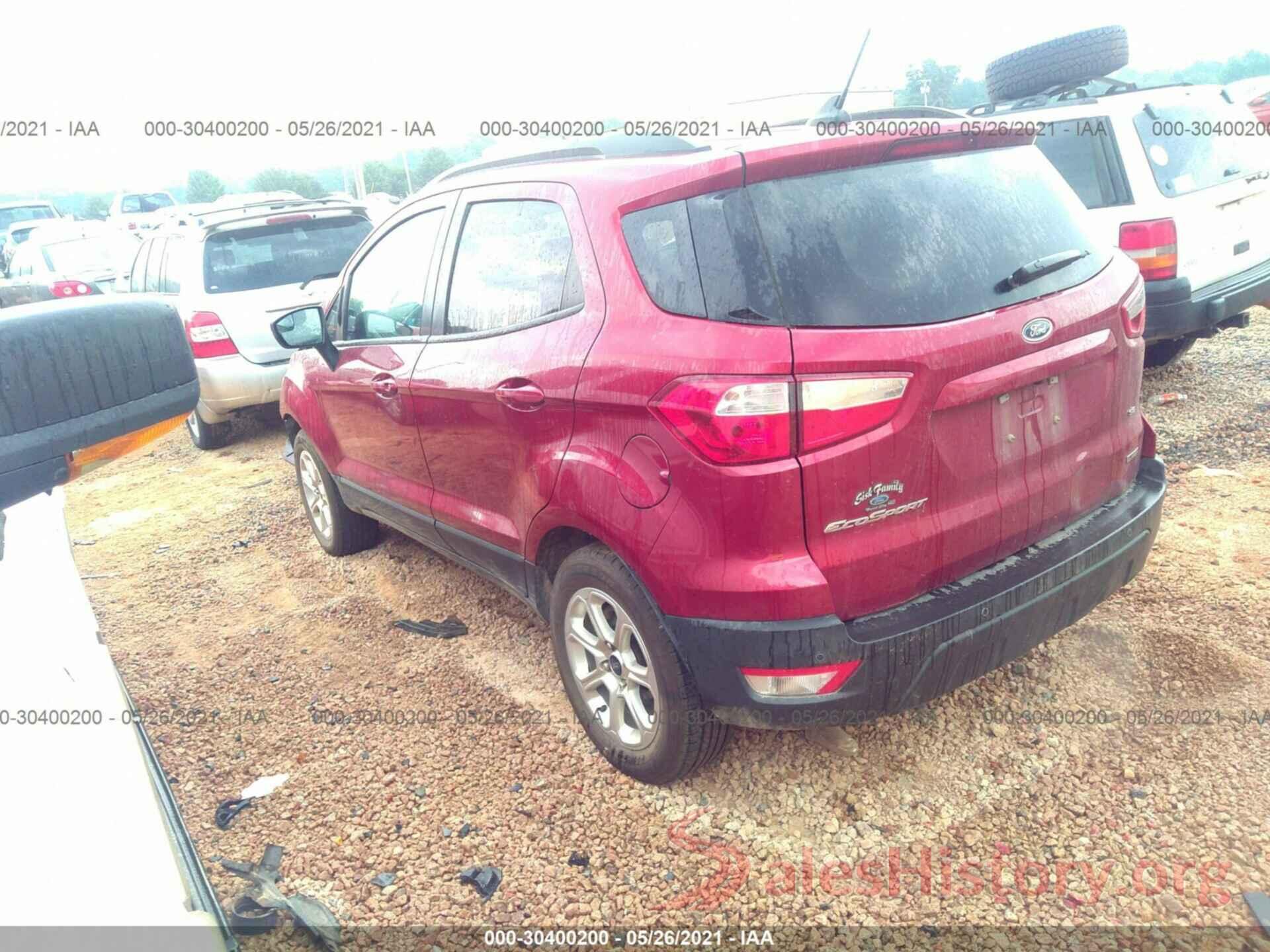 MAJ3S2GE4KC257576 2019 FORD ECOSPORT