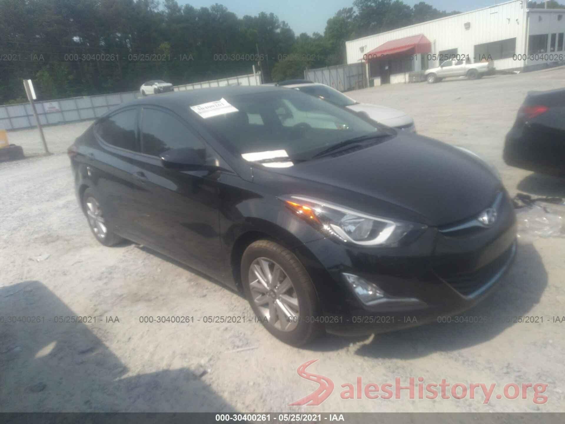 KMHDH4AE2GU636610 2016 HYUNDAI ELANTRA