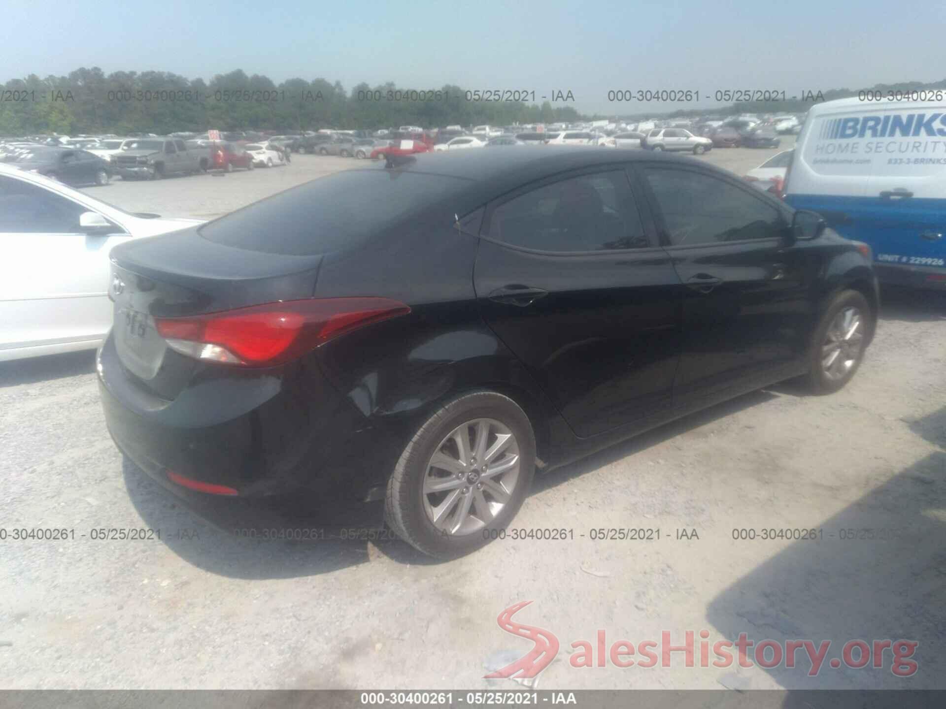 KMHDH4AE2GU636610 2016 HYUNDAI ELANTRA