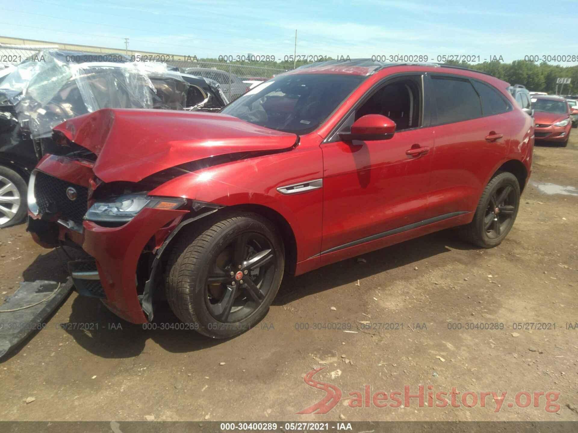 SADCL2BV1HA880595 2017 JAGUAR F-PACE