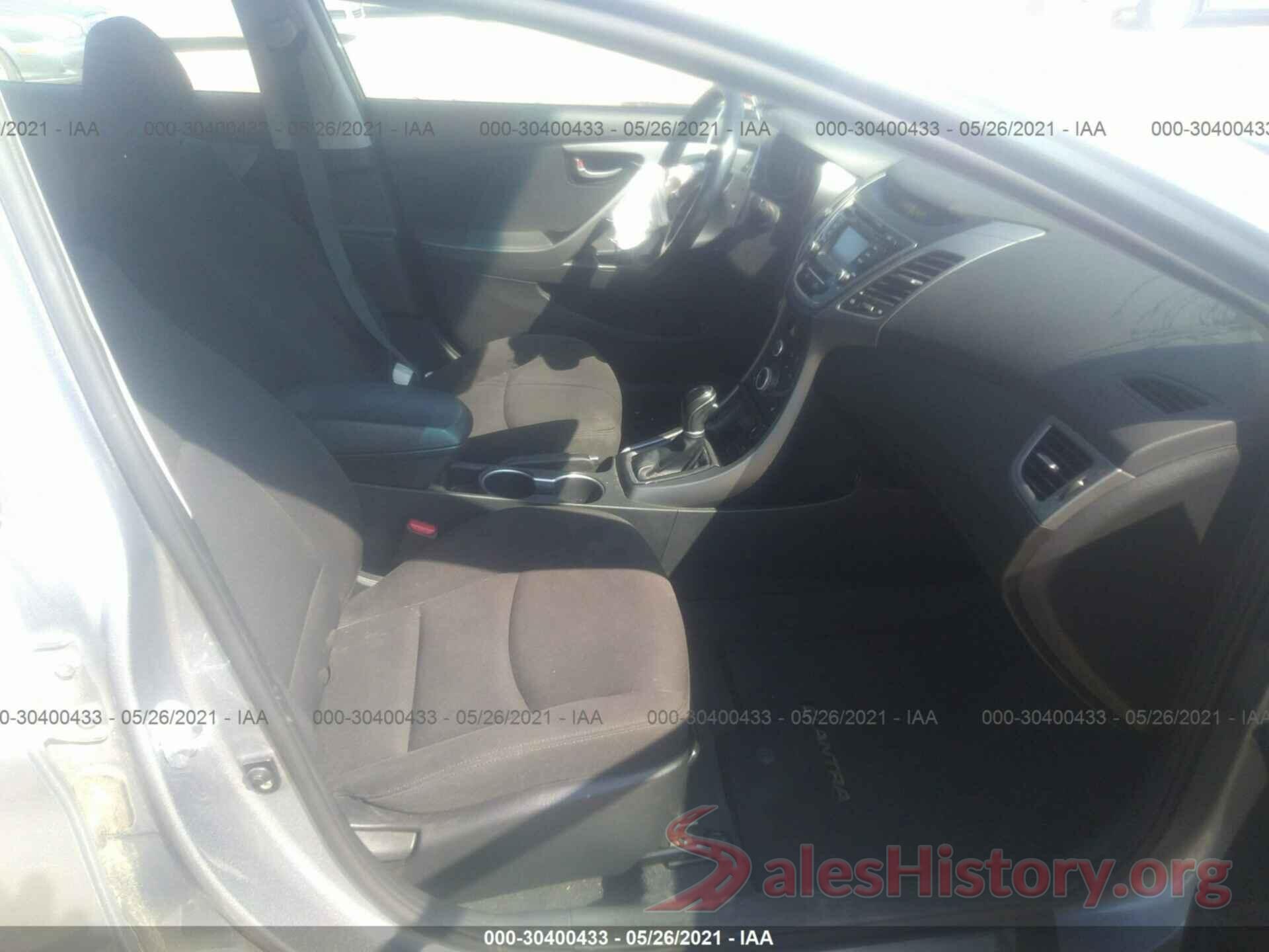 KMHDH4AE4GU505890 2016 HYUNDAI ELANTRA