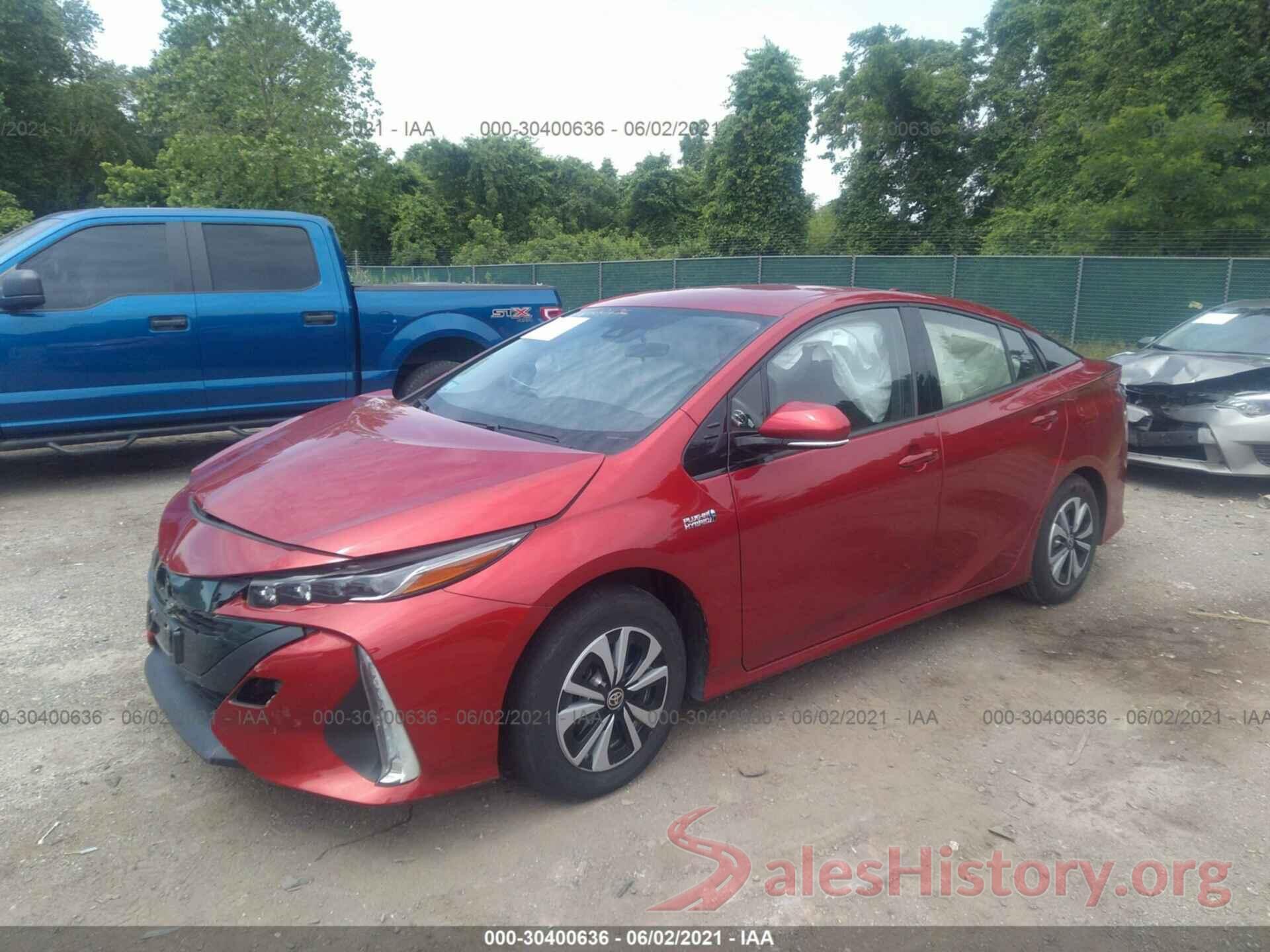 JTDKARFP6J3100540 2018 TOYOTA PRIUS PRIME