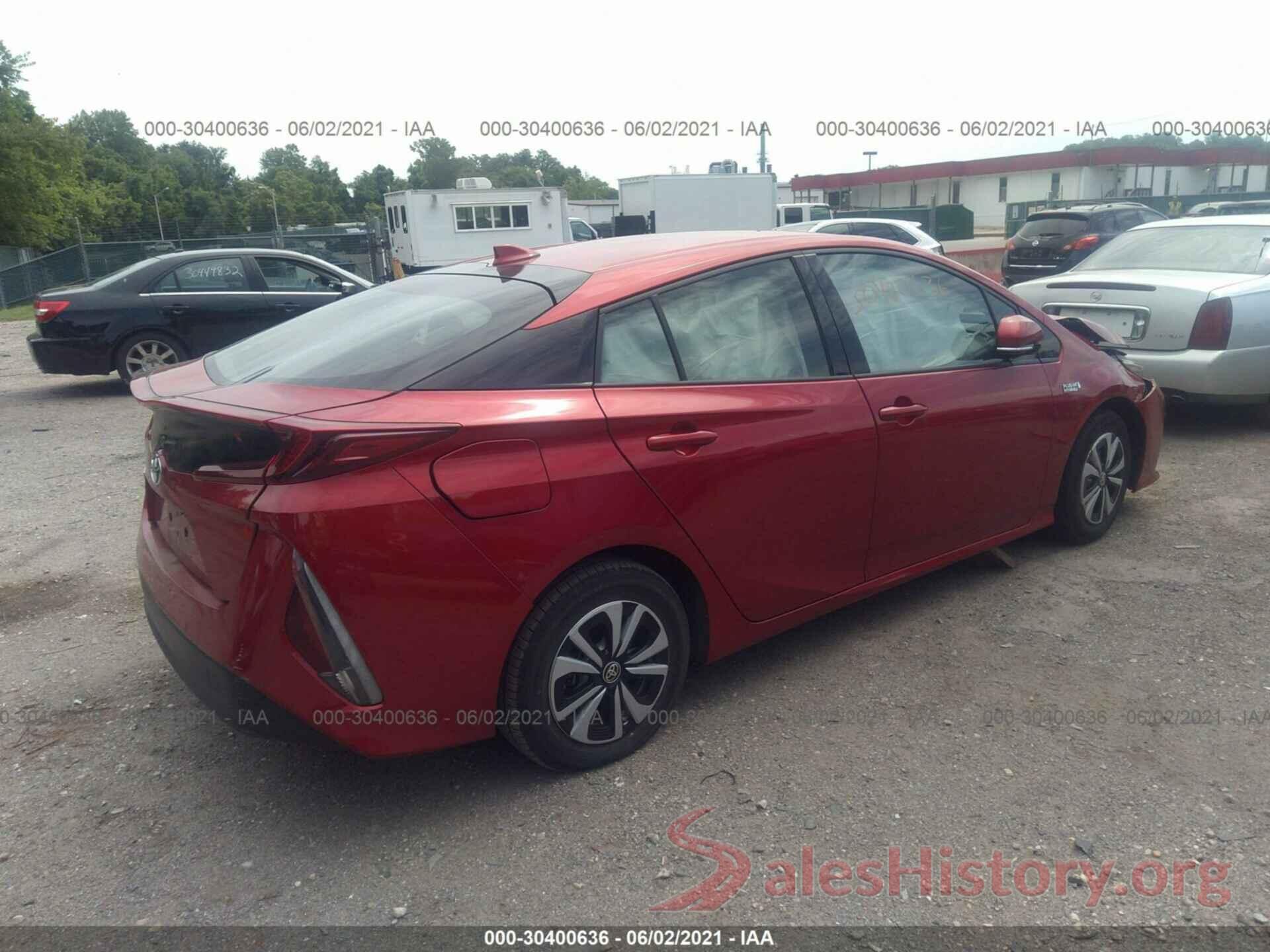 JTDKARFP6J3100540 2018 TOYOTA PRIUS PRIME