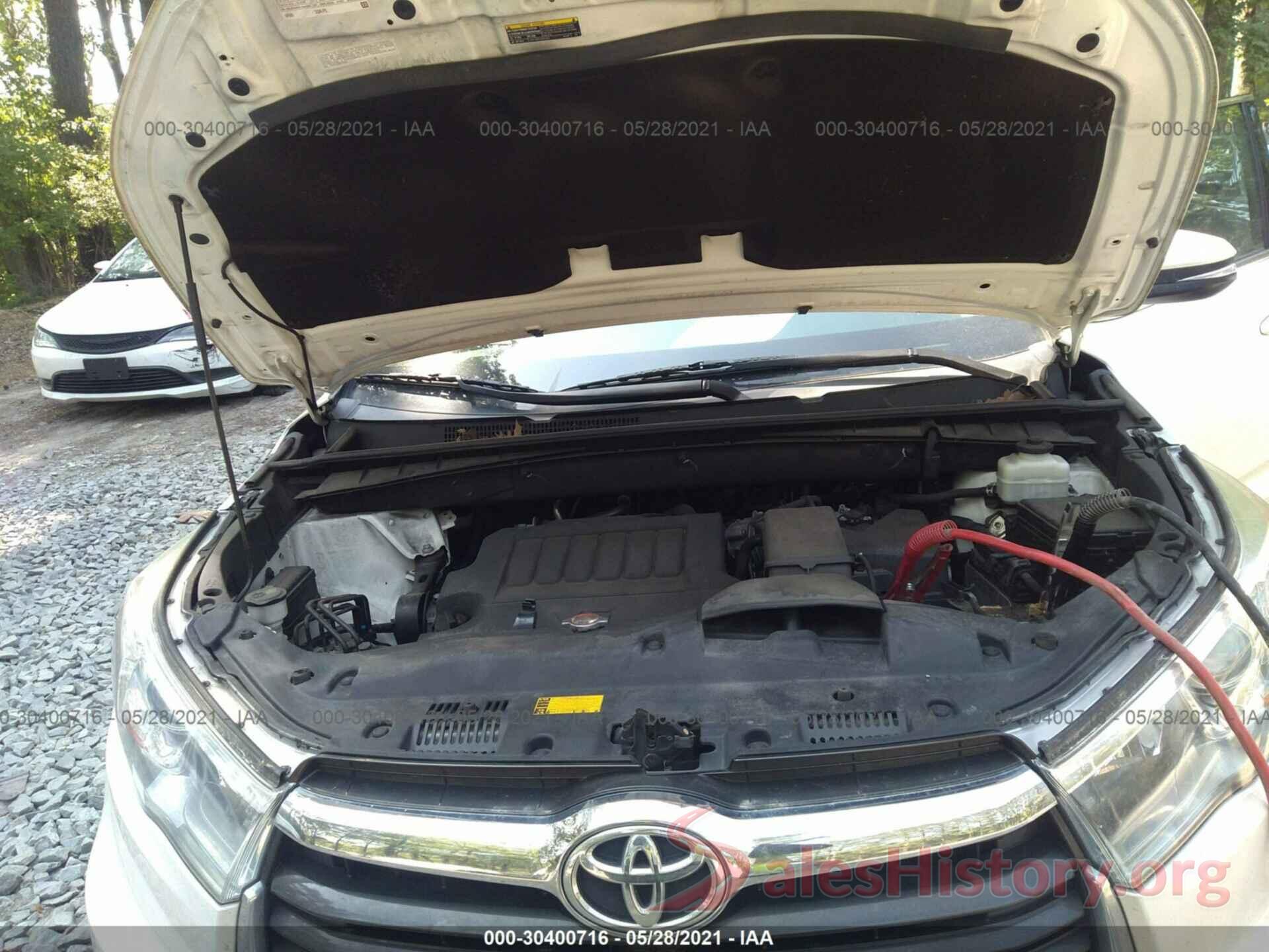 5TDJKRFHXGS301141 2016 TOYOTA HIGHLANDER