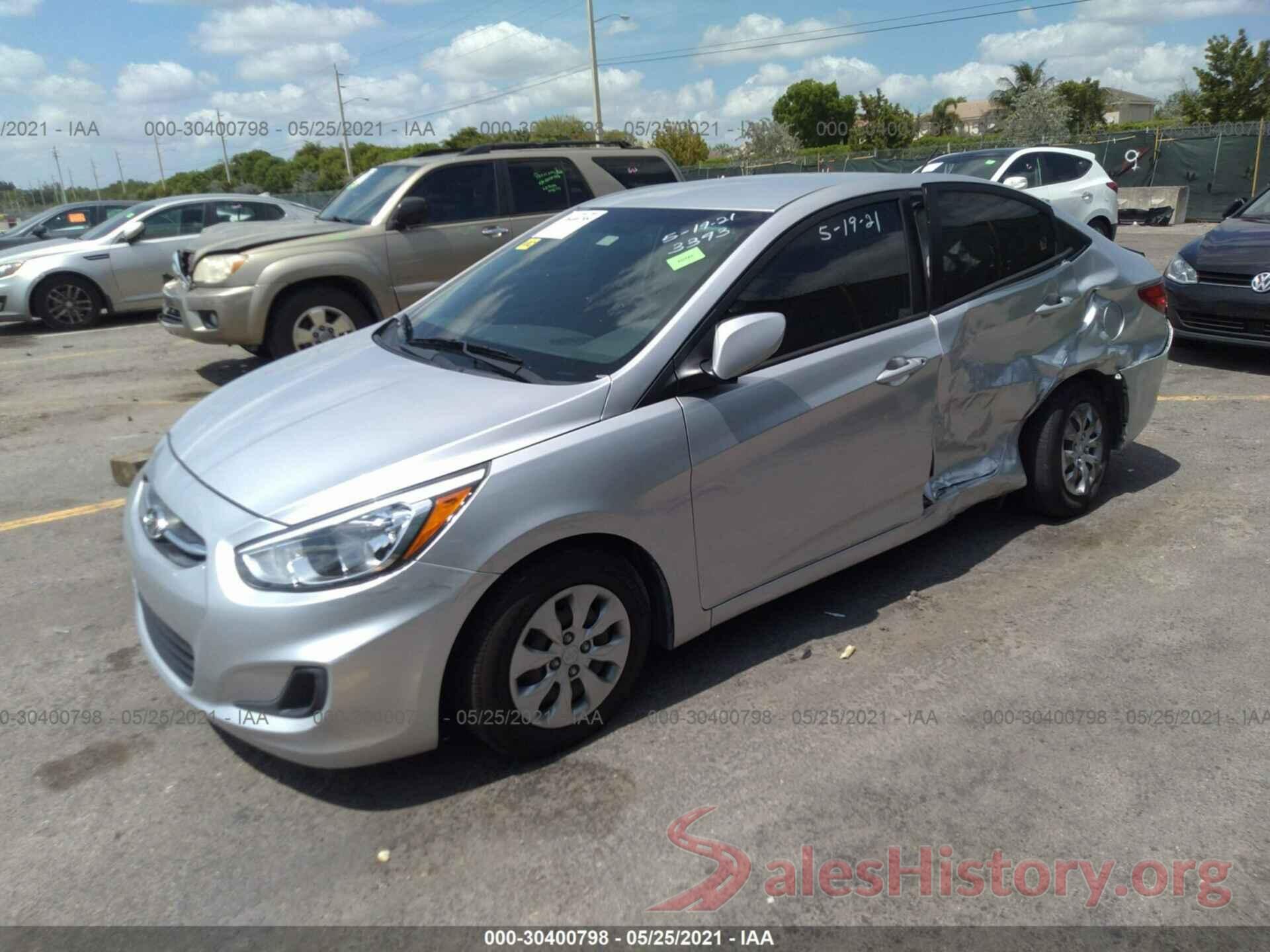 KMHCT4AE6HU323393 2017 HYUNDAI ACCENT