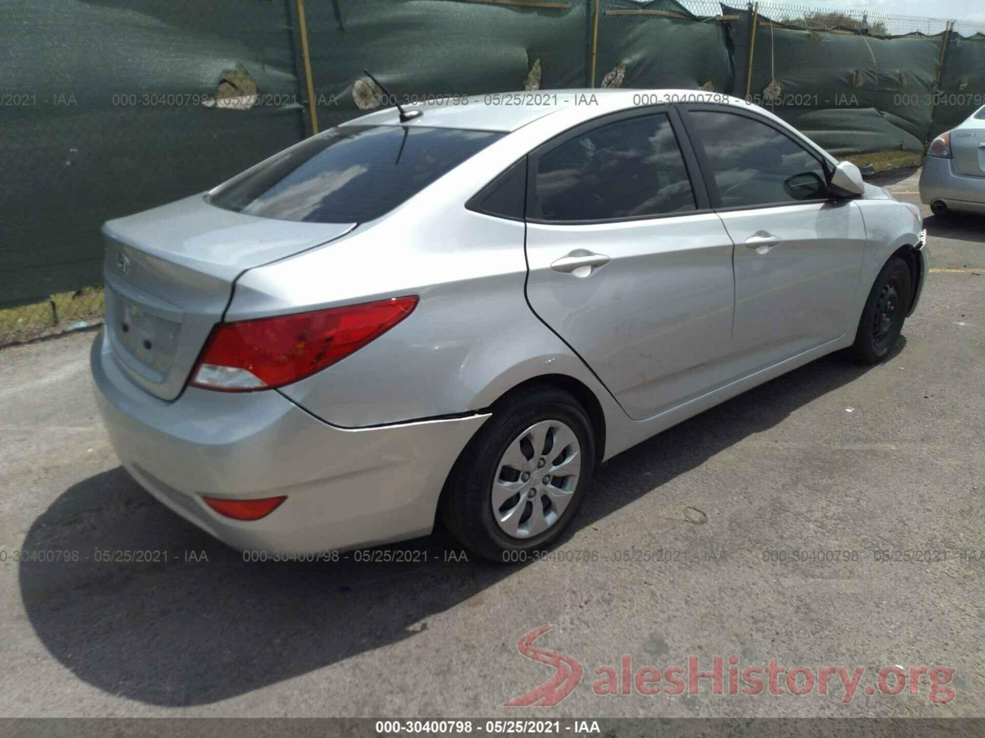 KMHCT4AE6HU323393 2017 HYUNDAI ACCENT