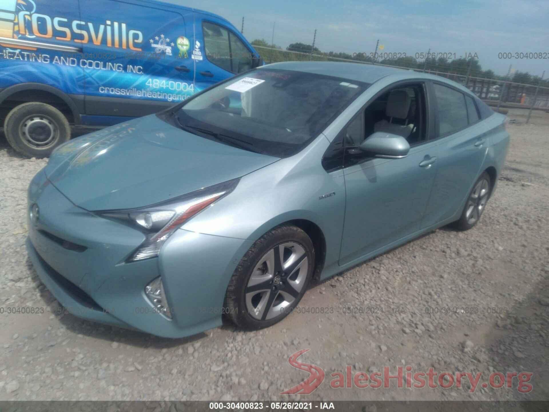 JTDKARFU3H3044489 2017 TOYOTA PRIUS