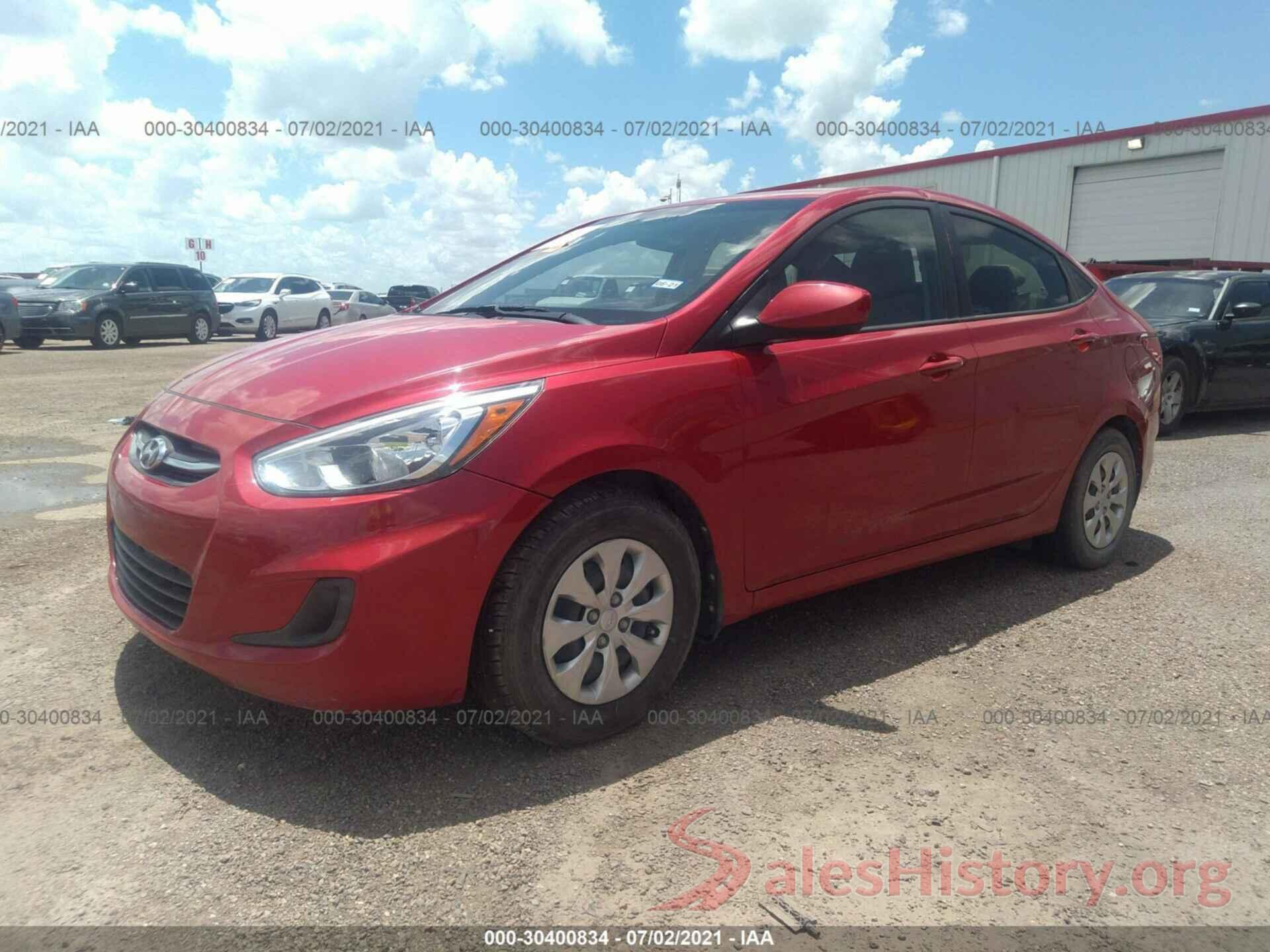 KMHCT4AE7HU275600 2017 HYUNDAI ACCENT