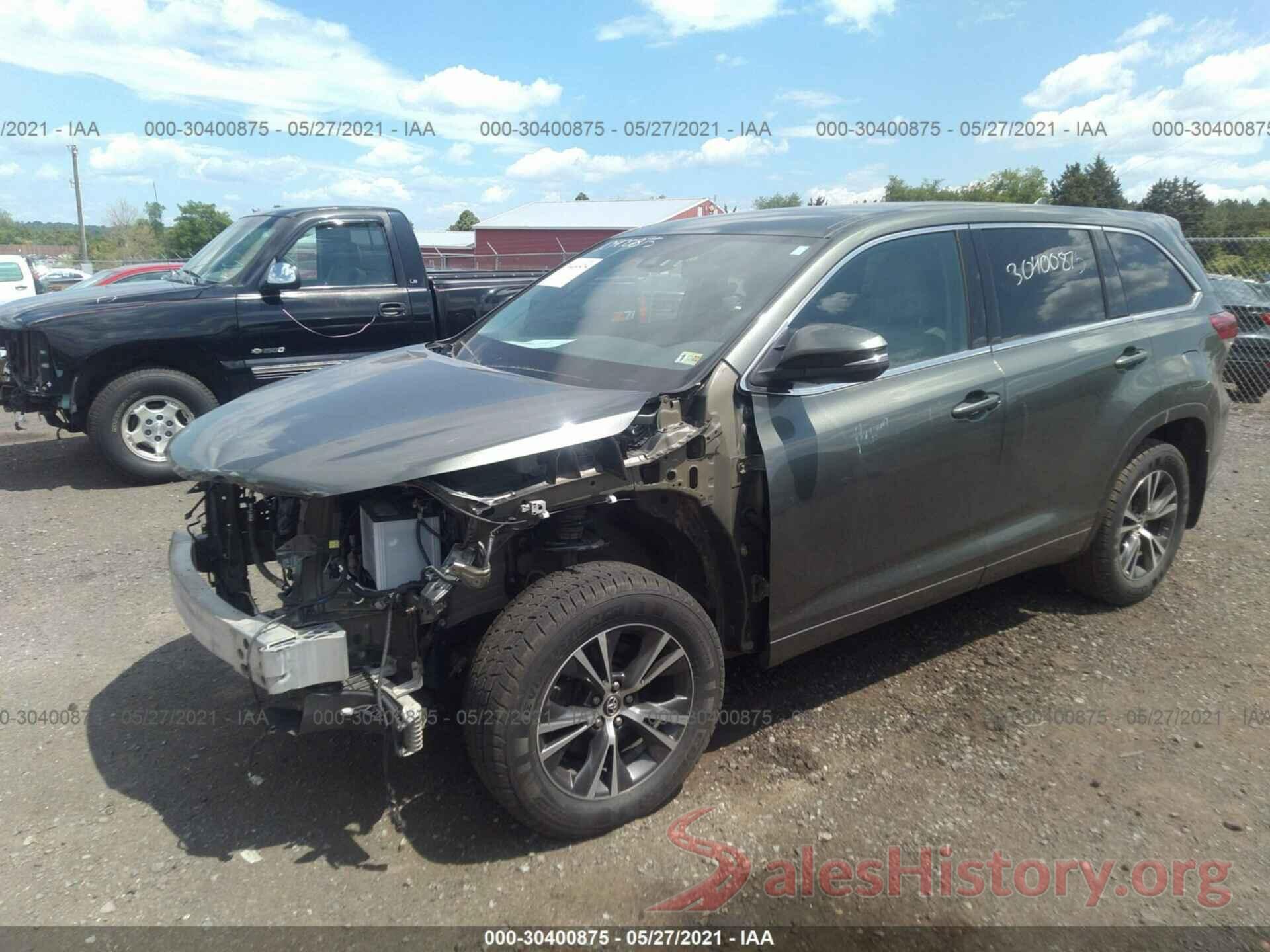 5TDBZRFH0JS820920 2018 TOYOTA HIGHLANDER