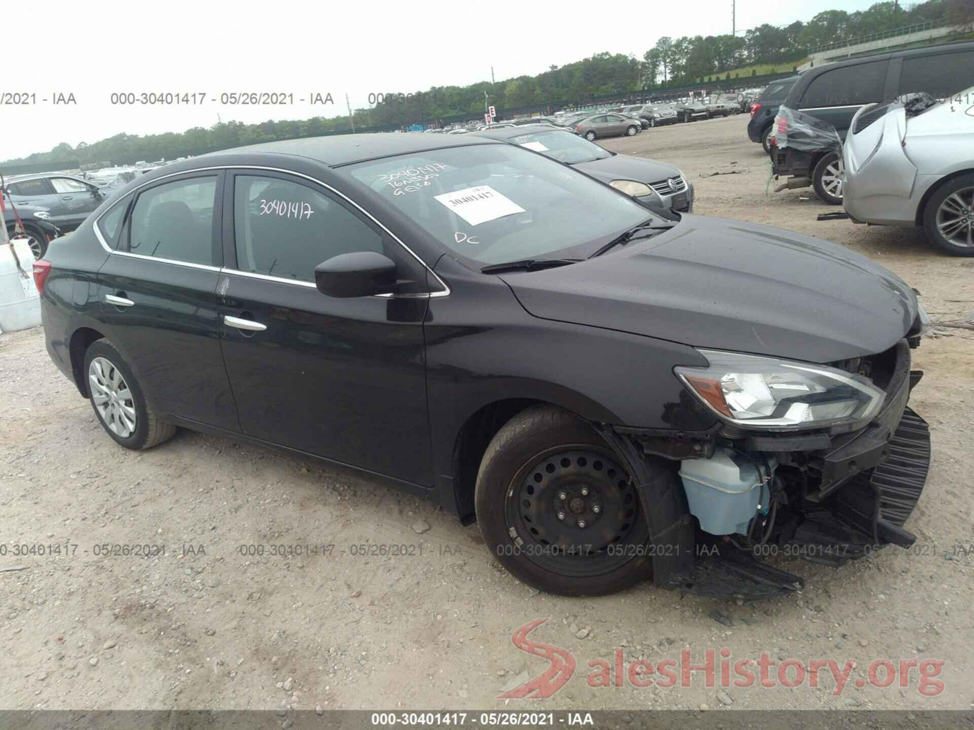 3N1AB7APXGY260041 2016 NISSAN SENTRA