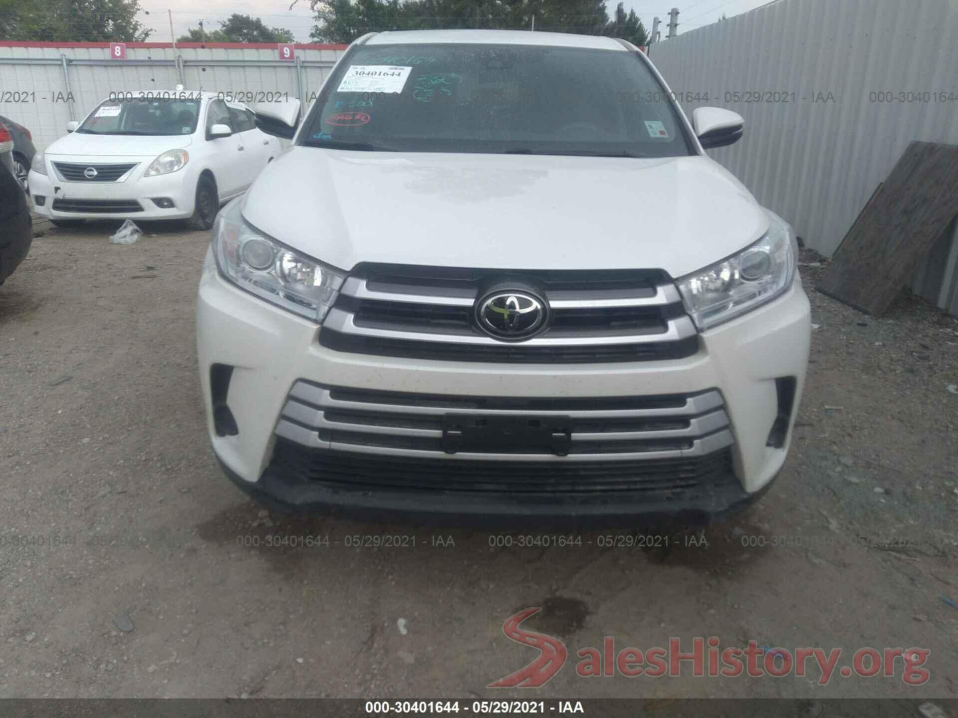 5TDZARFHXHS026510 2017 TOYOTA HIGHLANDER