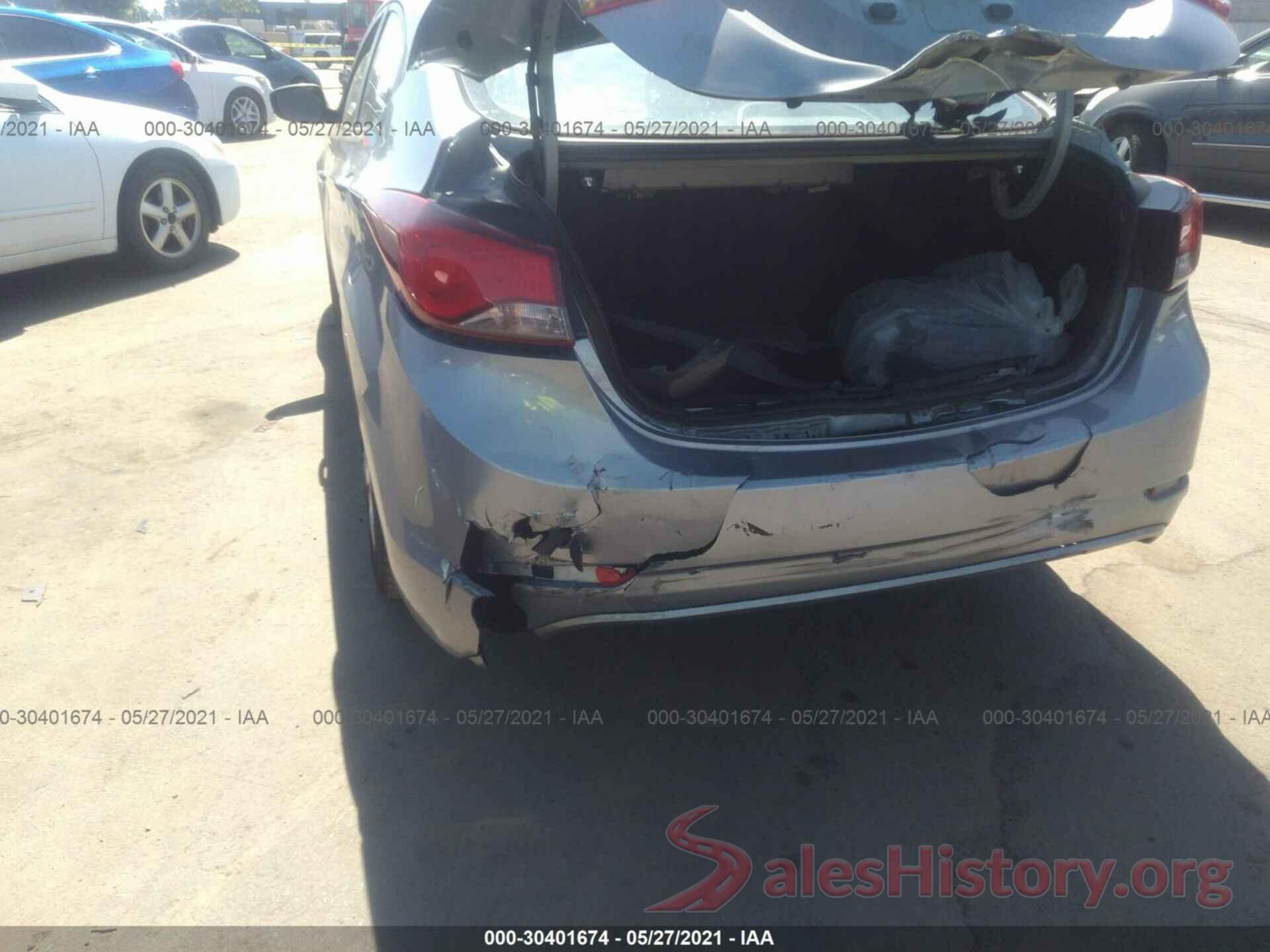 5NPDH4AE4GH762367 2016 HYUNDAI ELANTRA