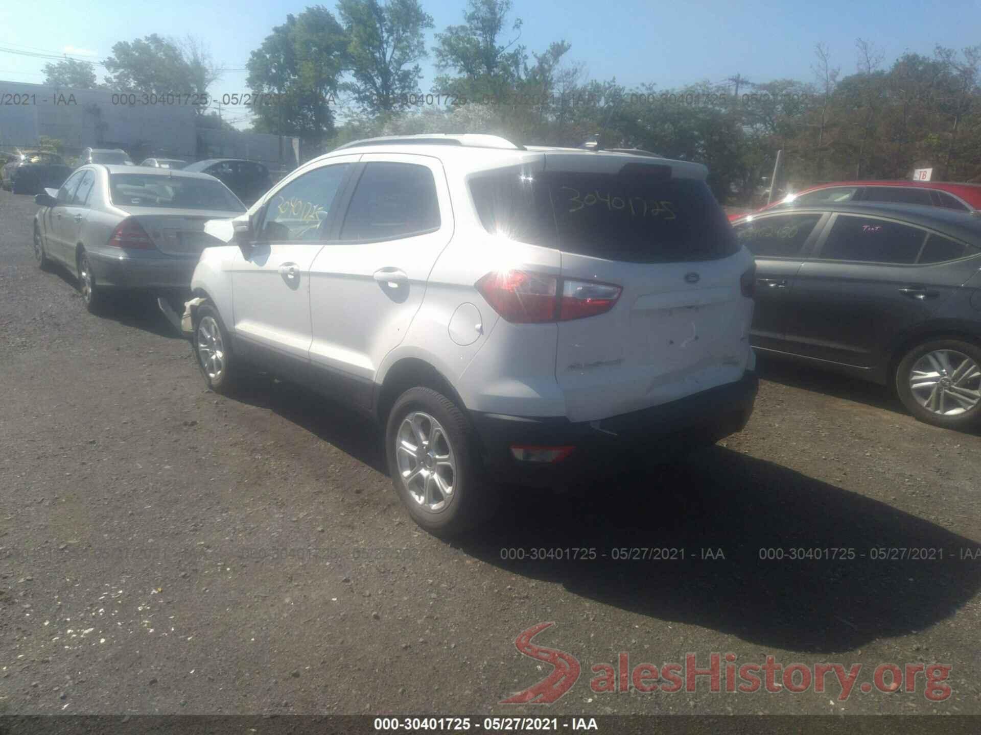 MAJ6P1ULXJC210143 2018 FORD ECOSPORT