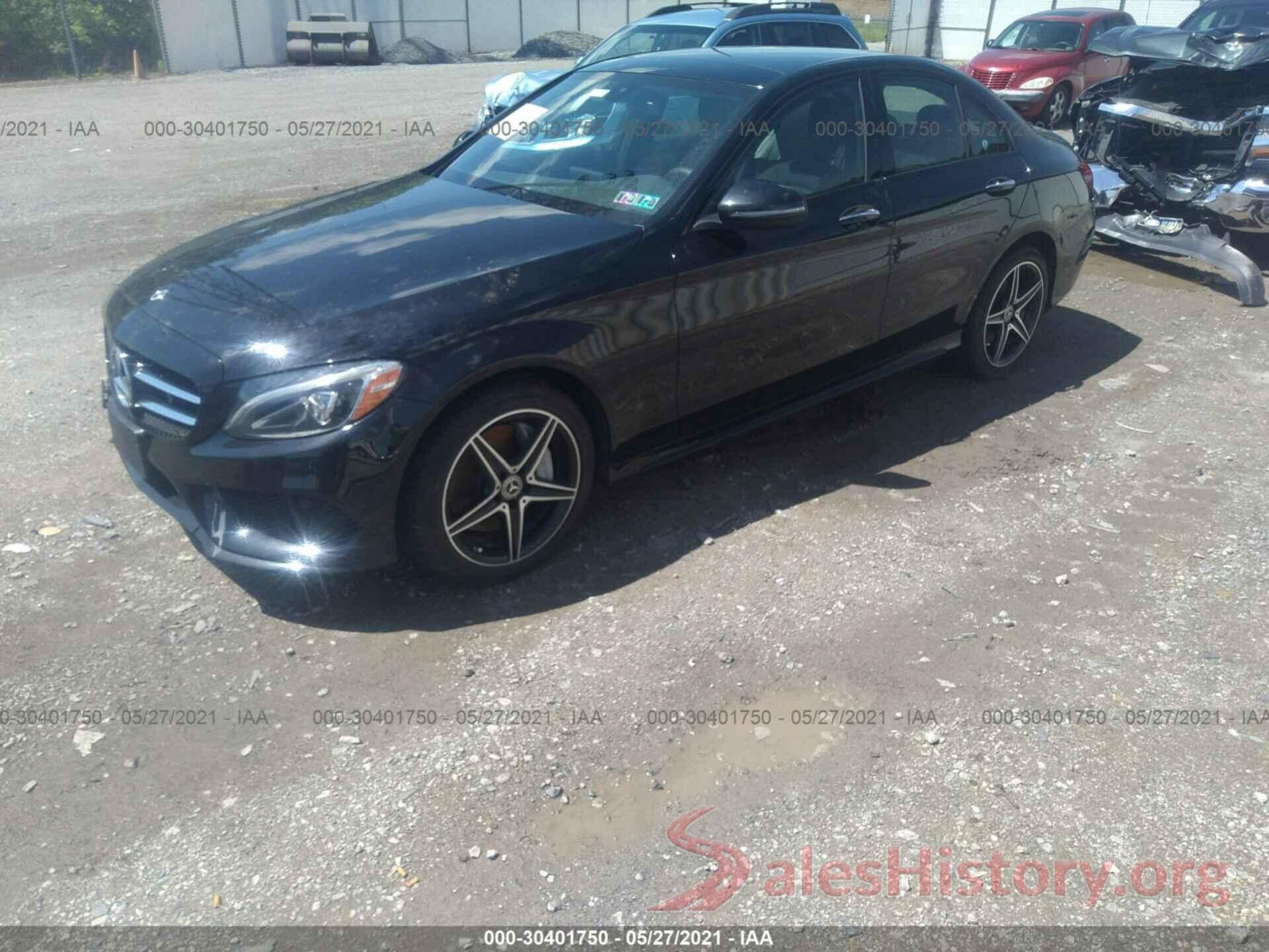 WDDWF4KB1JR416043 2018 MERCEDES-BENZ C-CLASS