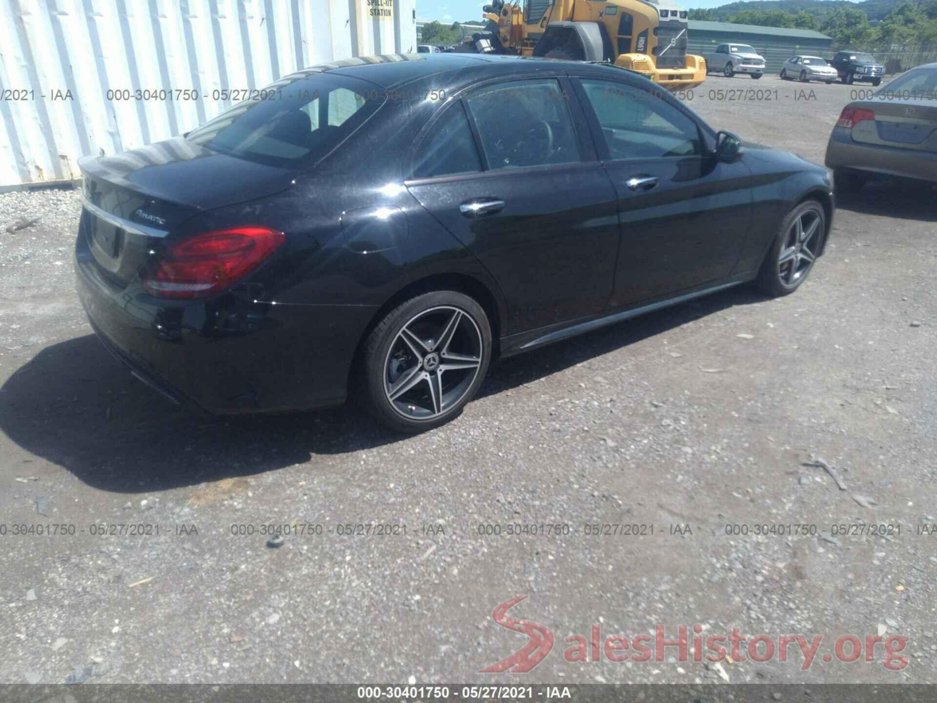 WDDWF4KB1JR416043 2018 MERCEDES-BENZ C-CLASS