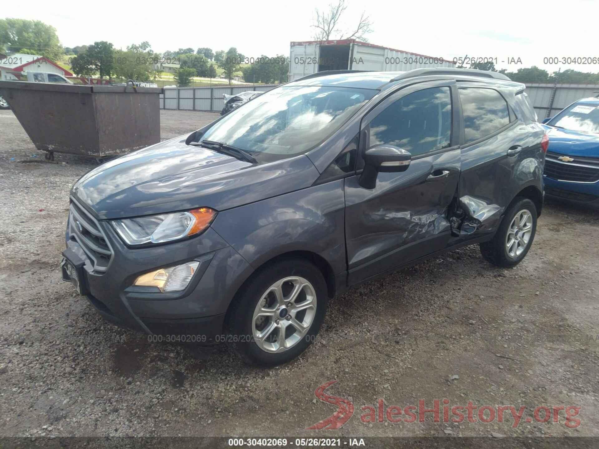 MAJ3S2GE2KC284632 2019 FORD ECOSPORT