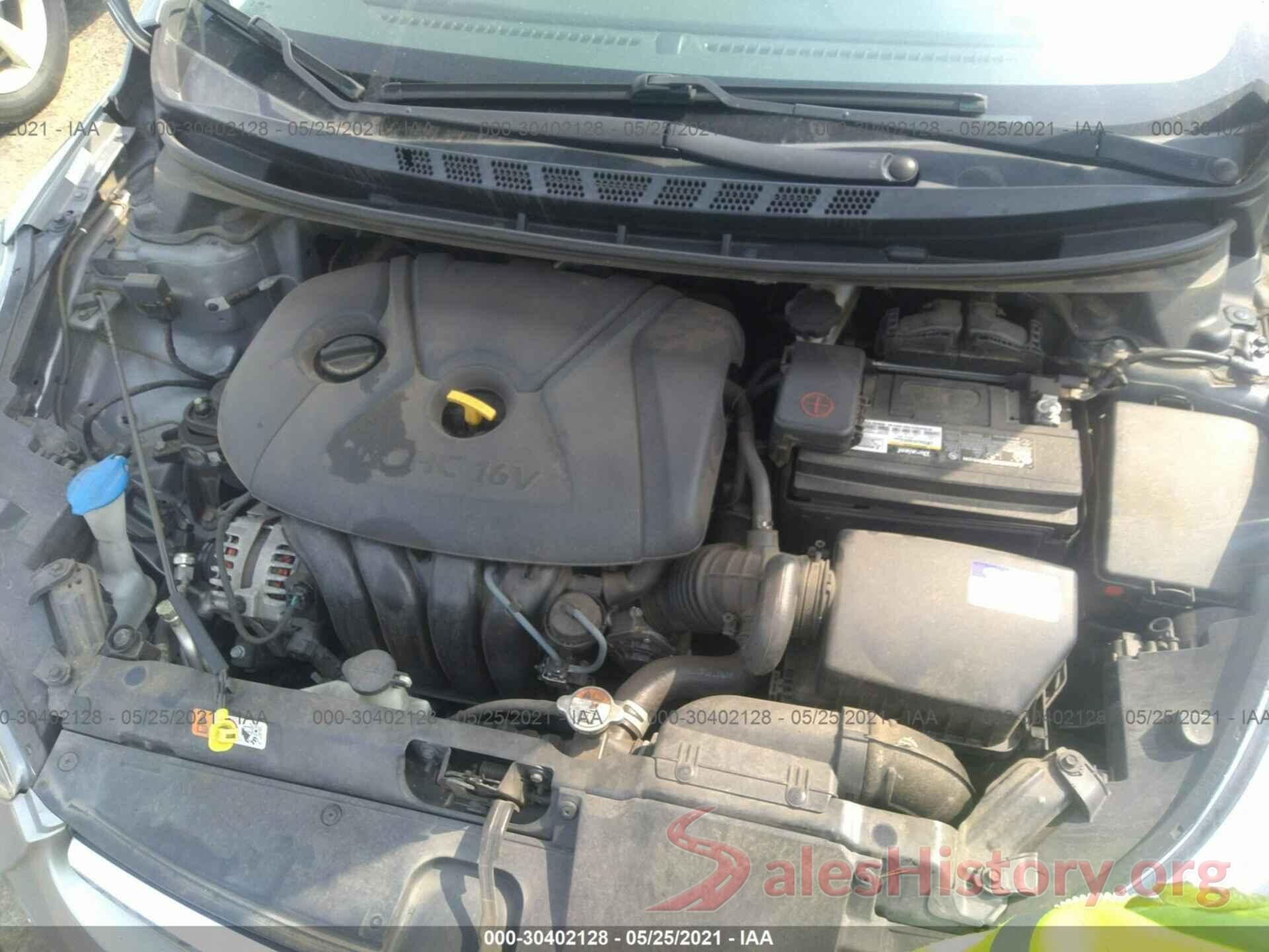 KMHDH4AE9GU502578 2016 HYUNDAI ELANTRA