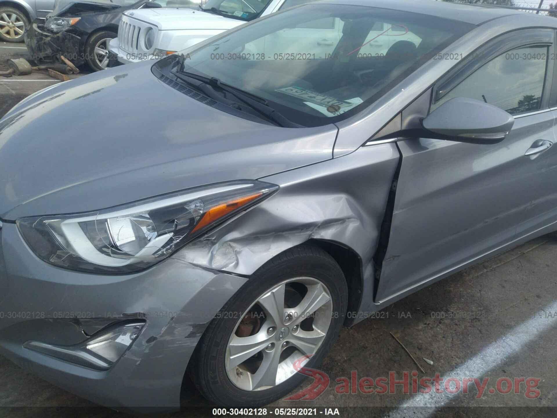 KMHDH4AE9GU502578 2016 HYUNDAI ELANTRA