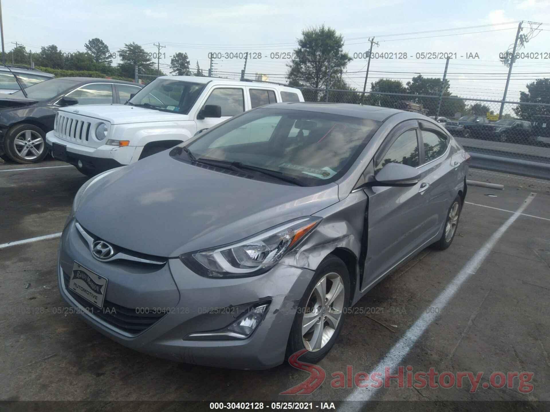 KMHDH4AE9GU502578 2016 HYUNDAI ELANTRA