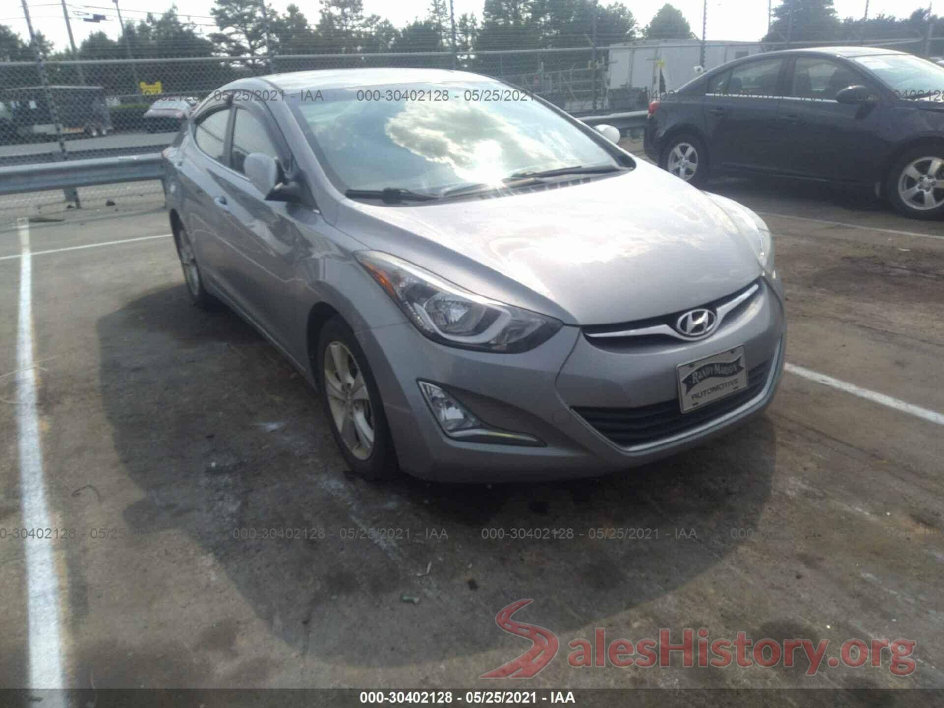 KMHDH4AE9GU502578 2016 HYUNDAI ELANTRA