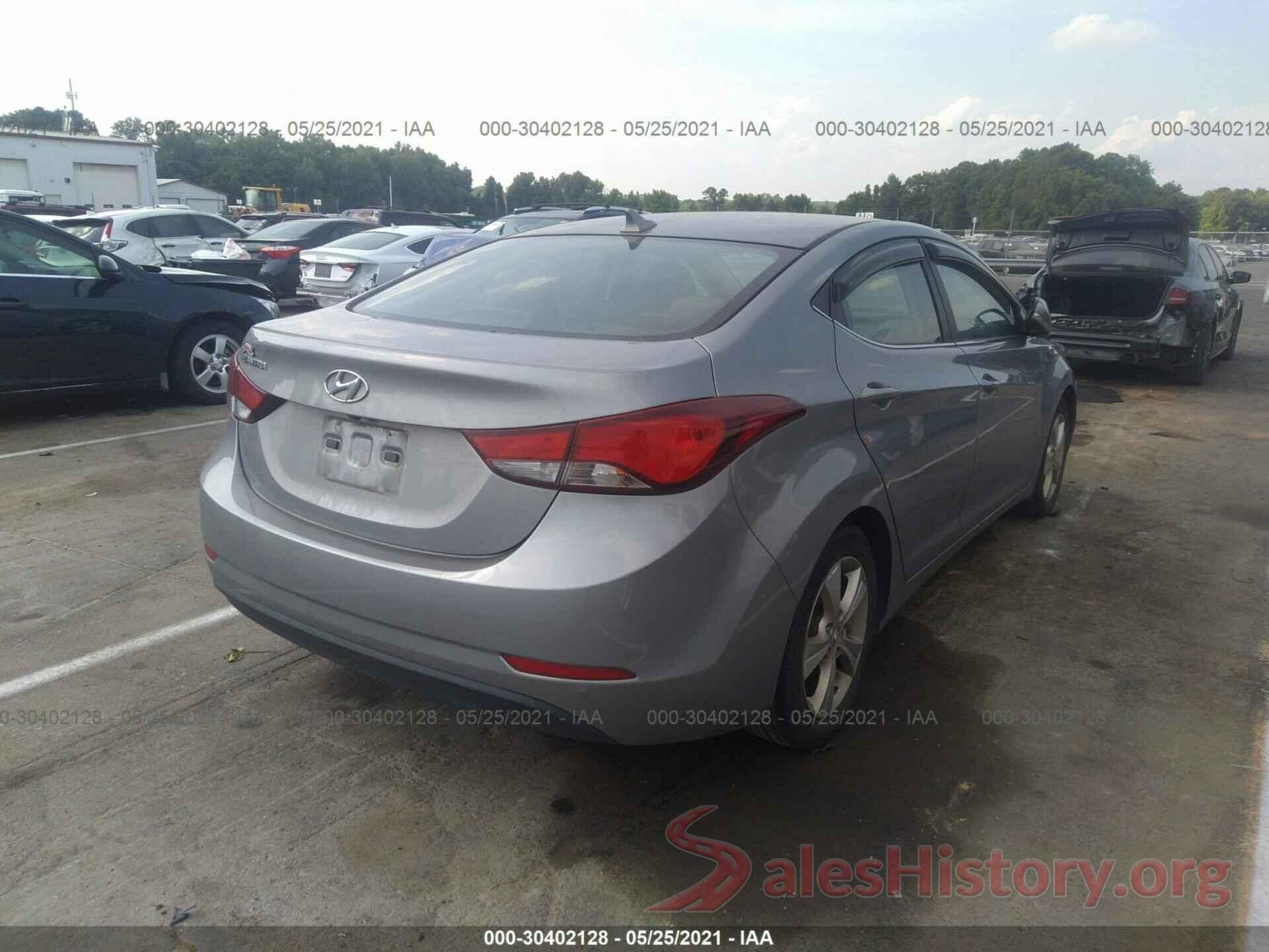 KMHDH4AE9GU502578 2016 HYUNDAI ELANTRA