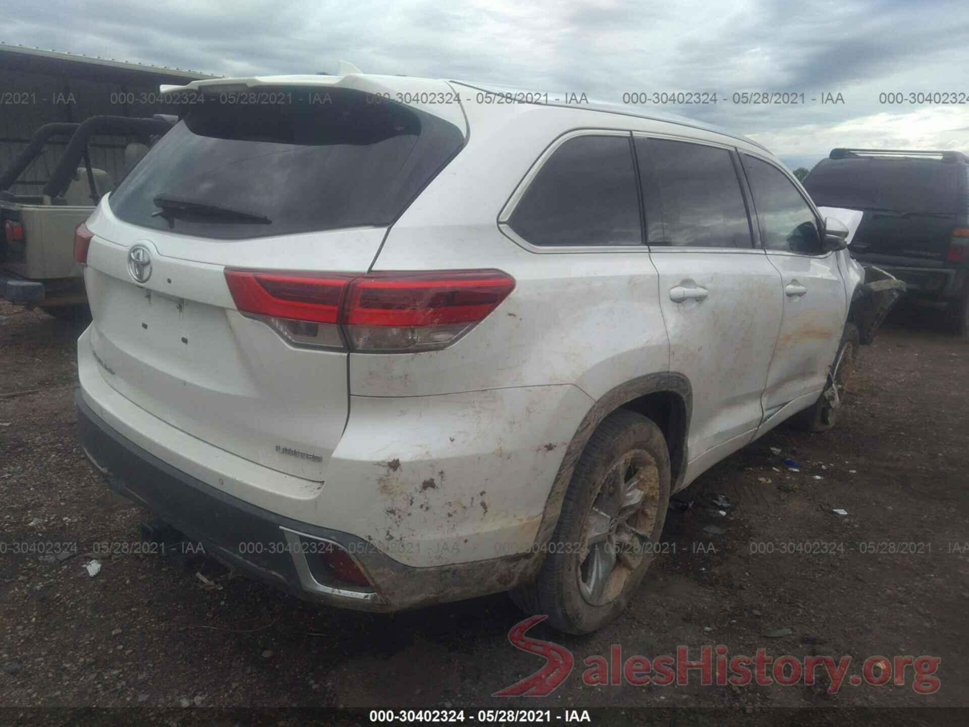 5TDYZRFH0KS293571 2019 TOYOTA HIGHLANDER