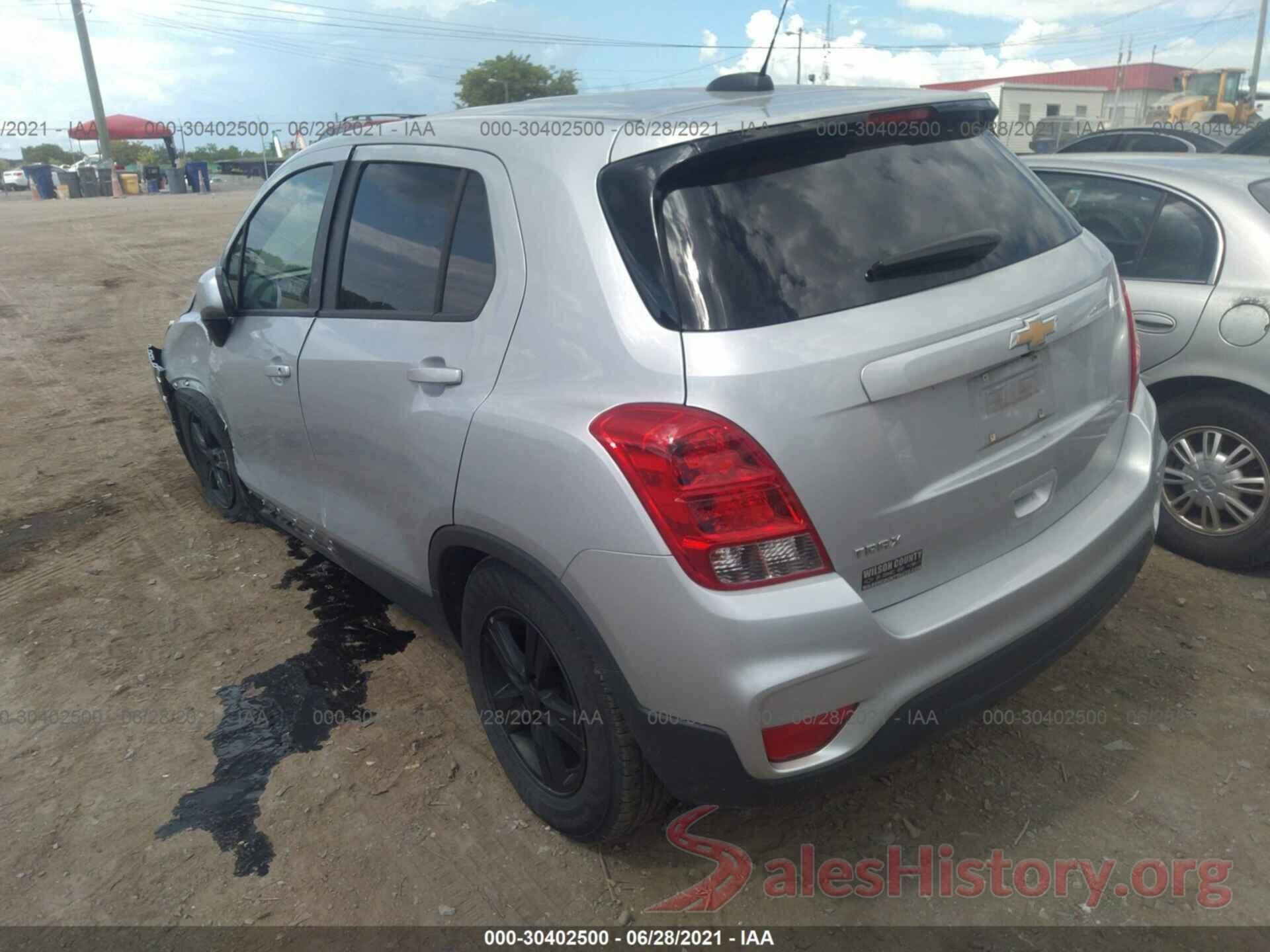 3GNCJKSB6LL135017 2020 CHEVROLET TRAX