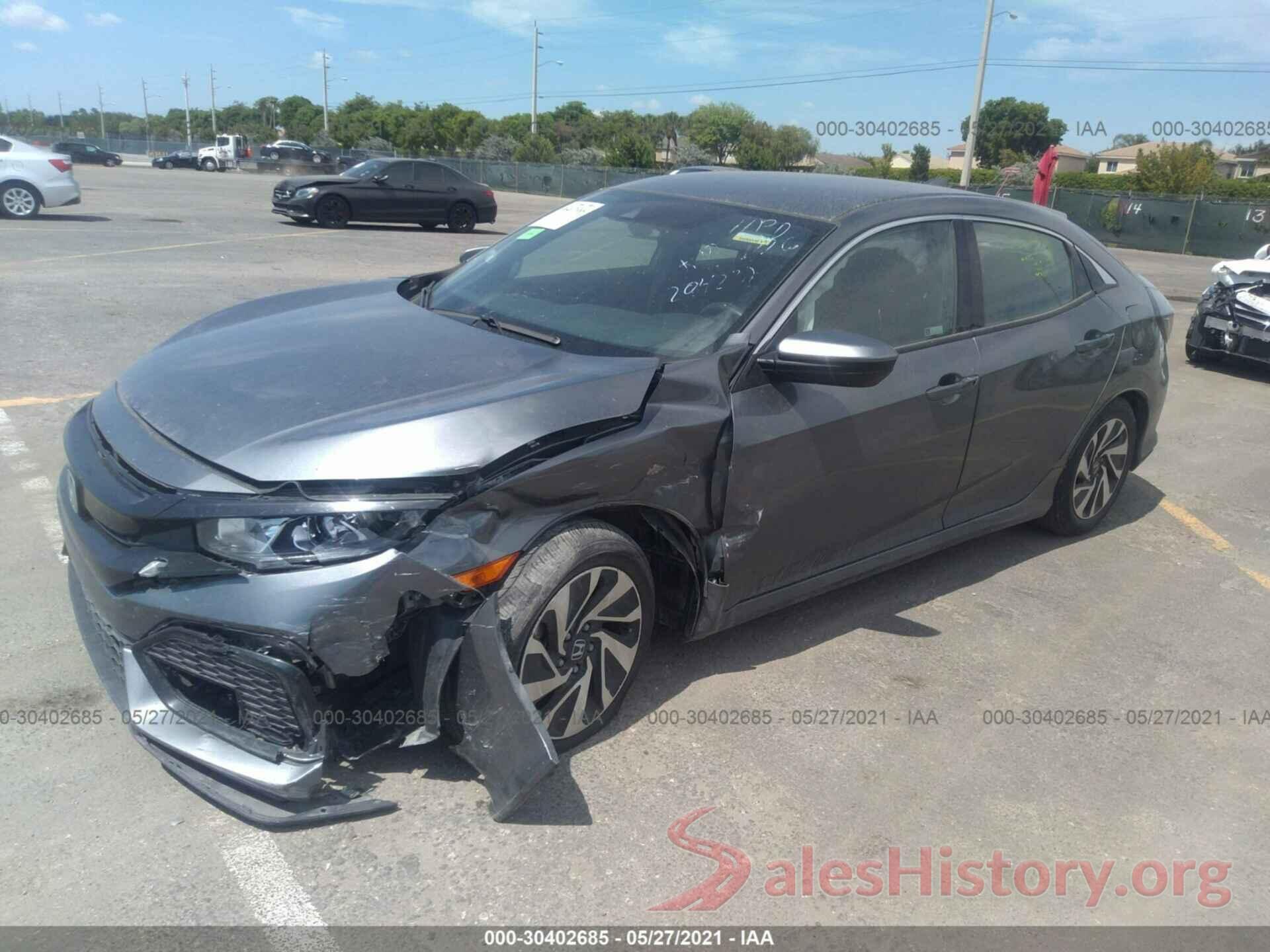 SHHFK7H3XKU204237 2019 HONDA CIVIC HATCHBACK