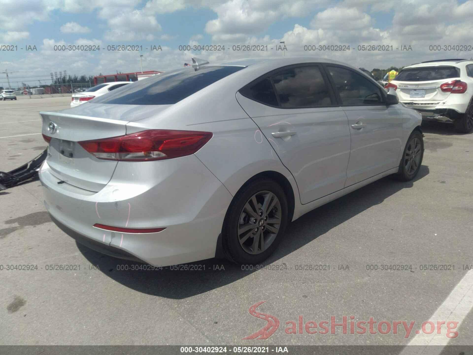 5NPD84LF2JH326534 2018 HYUNDAI ELANTRA