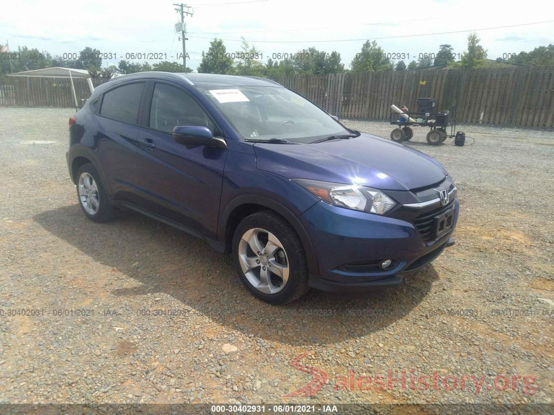 3CZRU6H73GM711631 2016 HONDA HR-V