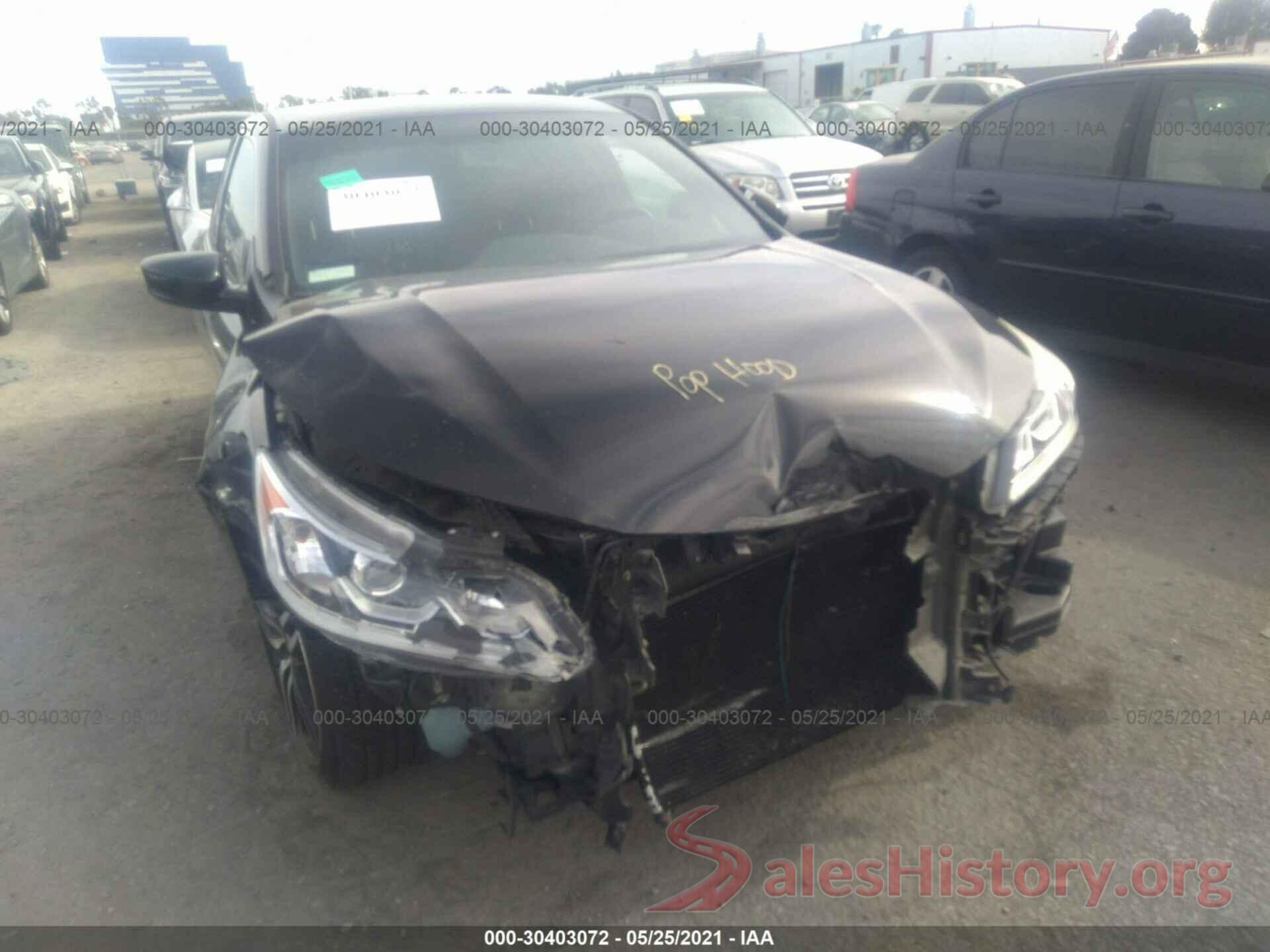 1HGCR2F51GA121398 2016 HONDA ACCORD SEDAN