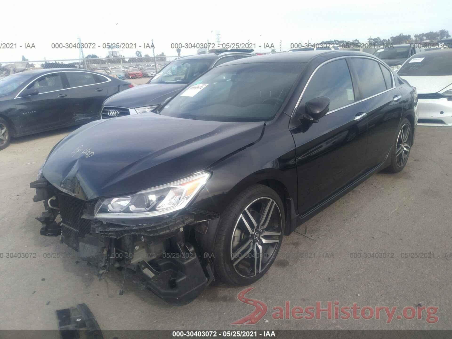 1HGCR2F51GA121398 2016 HONDA ACCORD SEDAN