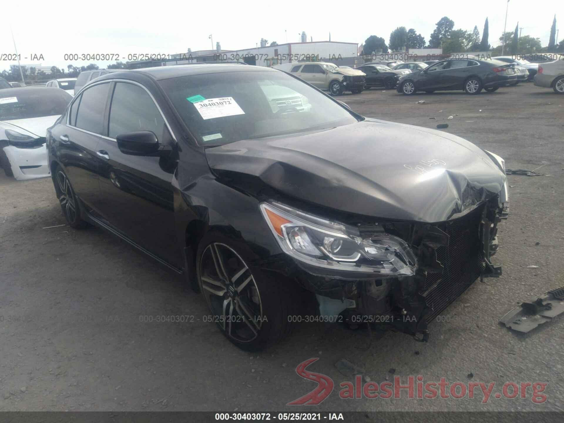 1HGCR2F51GA121398 2016 HONDA ACCORD SEDAN